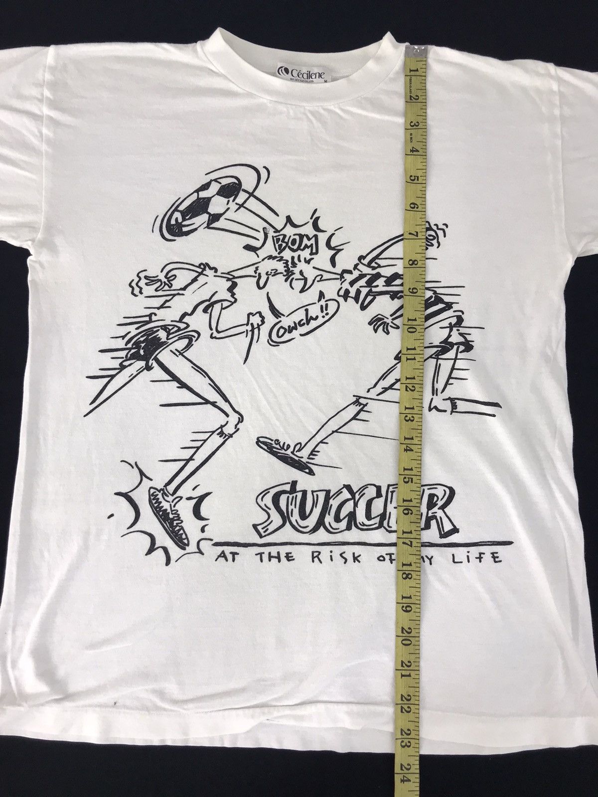 Japanese Brand × Vintage Vintage Ceciline Succer Football Competition T-shirt Tee Size US S / EU 44-46 / 1 - 8 Thumbnail