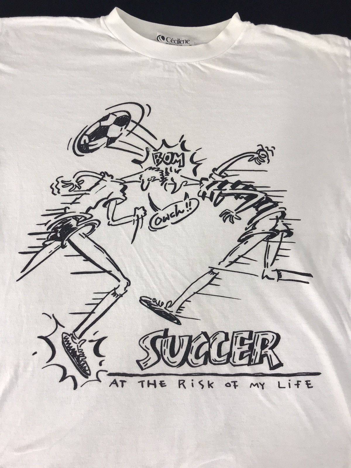 Japanese Brand × Vintage Vintage Ceciline Succer Football Competition T-shirt Tee Size US S / EU 44-46 / 1 - 3 Thumbnail