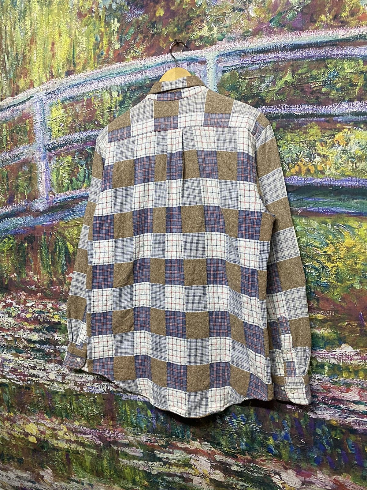 Mister Freedom × Sugar Cane × Toyo Enterprises Vtg🔥 Sugar Cane Patchwork Shirt Button Down Size US L / EU 52-54 / 3 - 5 Thumbnail