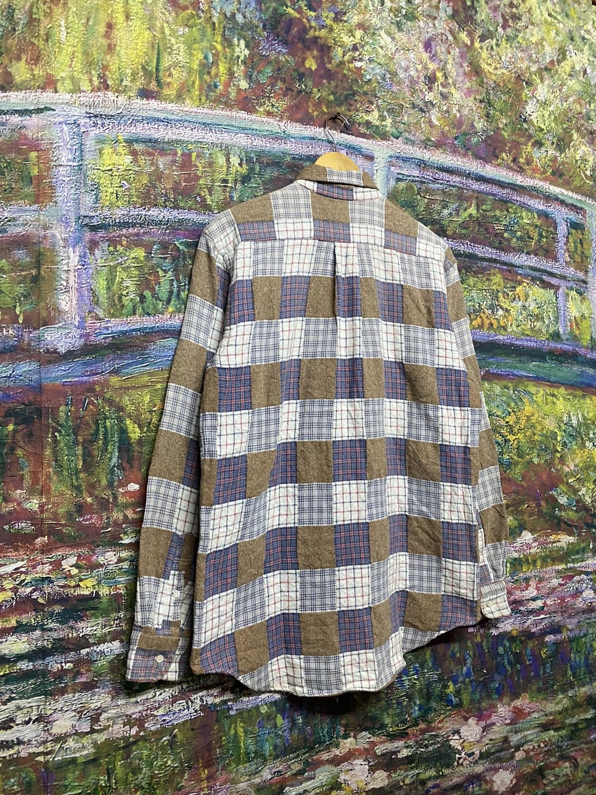 Mister Freedom × Sugar Cane × Toyo Enterprises Vtg🔥 Sugar Cane Patchwork Shirt Button Down Size US L / EU 52-54 / 3 - 6 Thumbnail