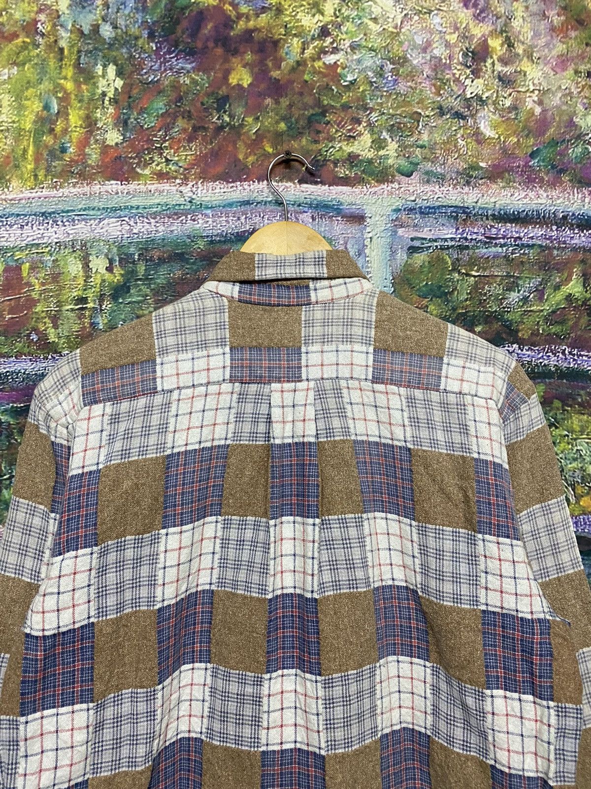 Mister Freedom × Sugar Cane × Toyo Enterprises Vtg🔥 Sugar Cane Patchwork Shirt Button Down Size US L / EU 52-54 / 3 - 7 Thumbnail