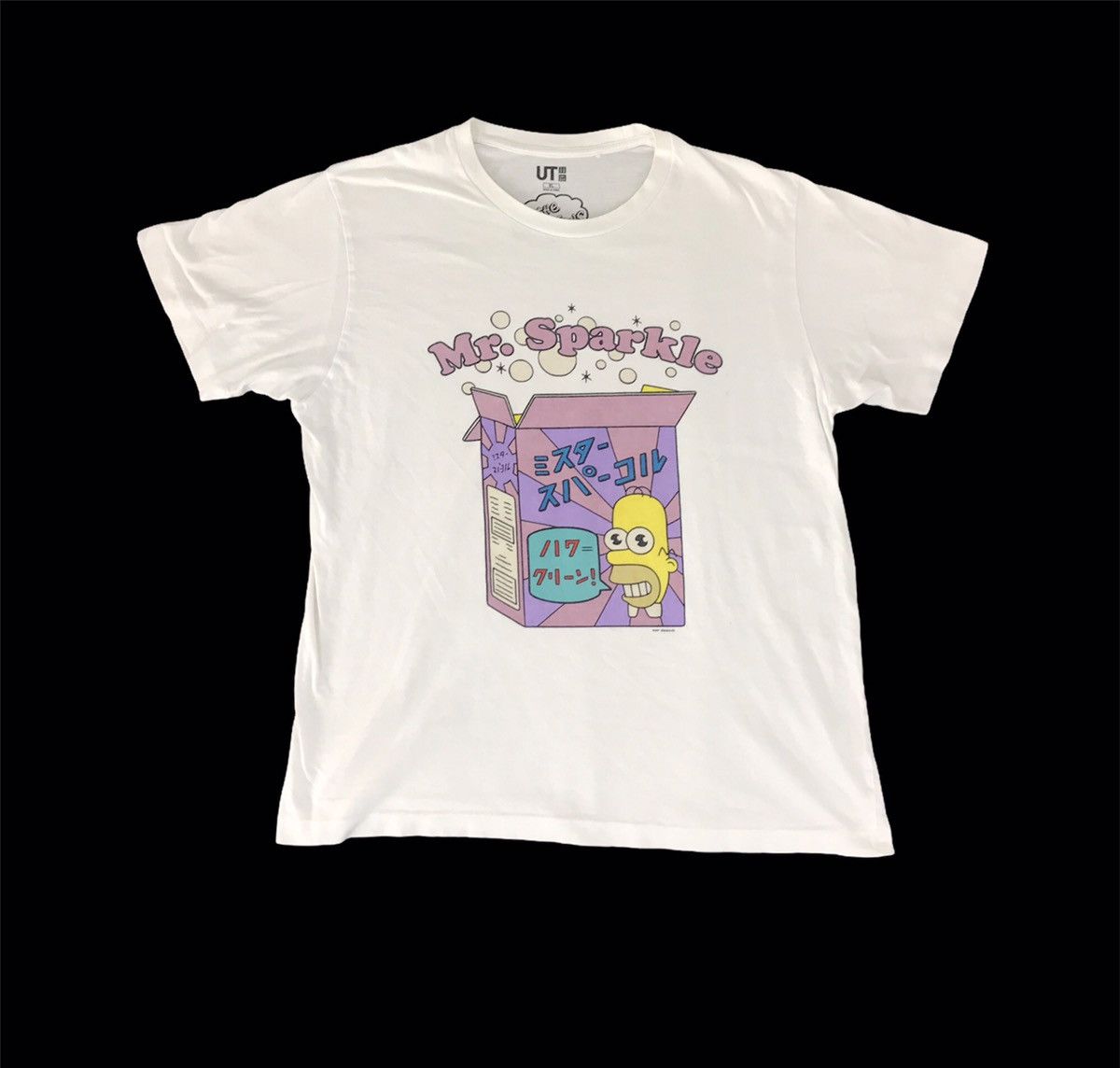 Japanese Brand Vintage Bart Simpson Mark Grading Mr Spakle Tee Printed Size L / US 10 / IT 46 - 1 Thumbnail