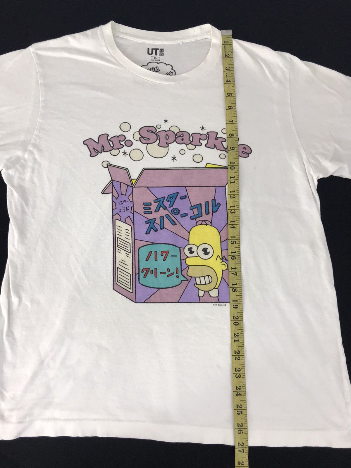 Japanese Brand Vintage Bart Simpson Mark Grading Mr Spakle Tee Printed Size L / US 10 / IT 46 - 10 Thumbnail