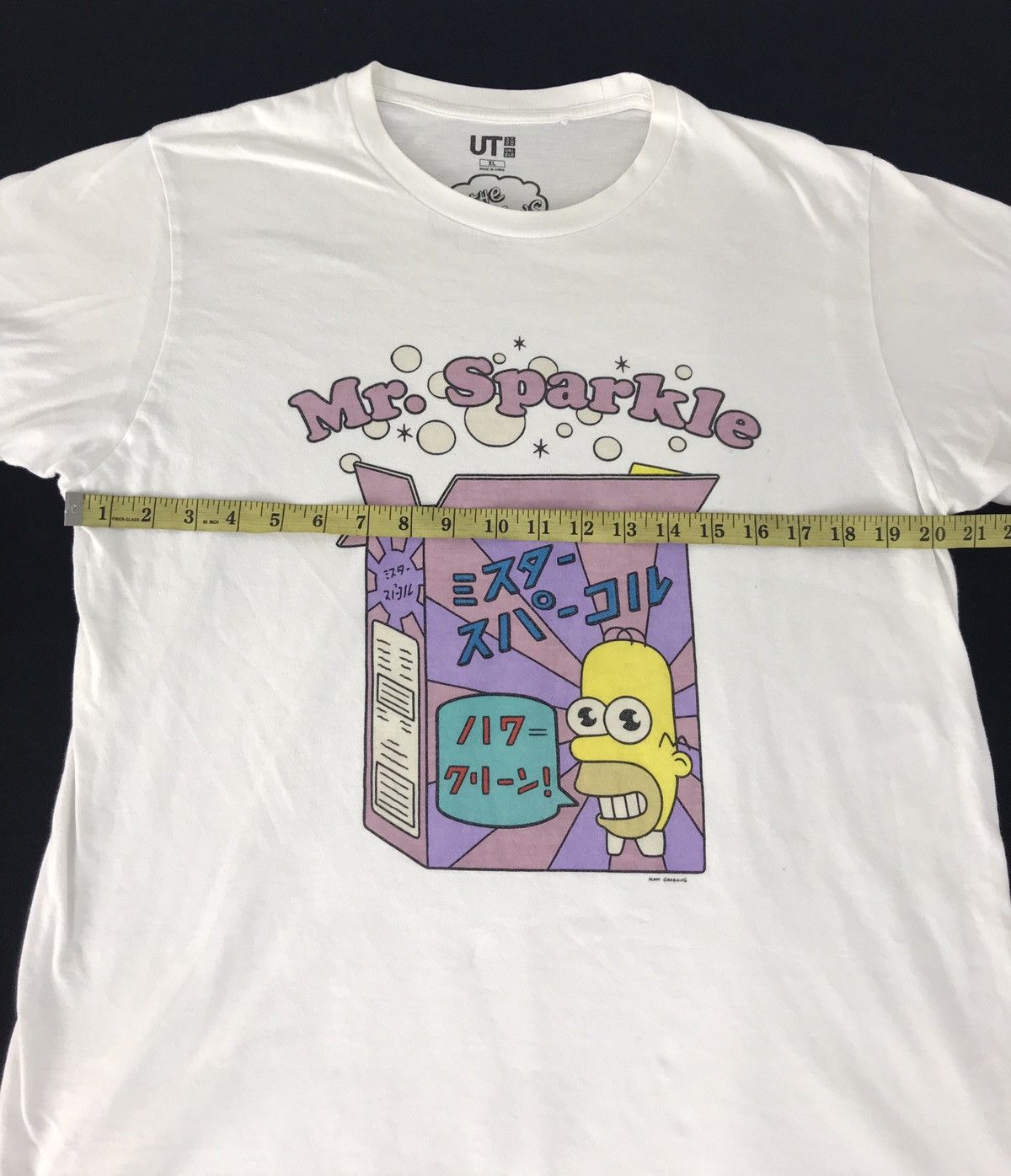 Japanese Brand Vintage Bart Simpson Mark Grading Mr Spakle Tee Printed Size L / US 10 / IT 46 - 9 Thumbnail