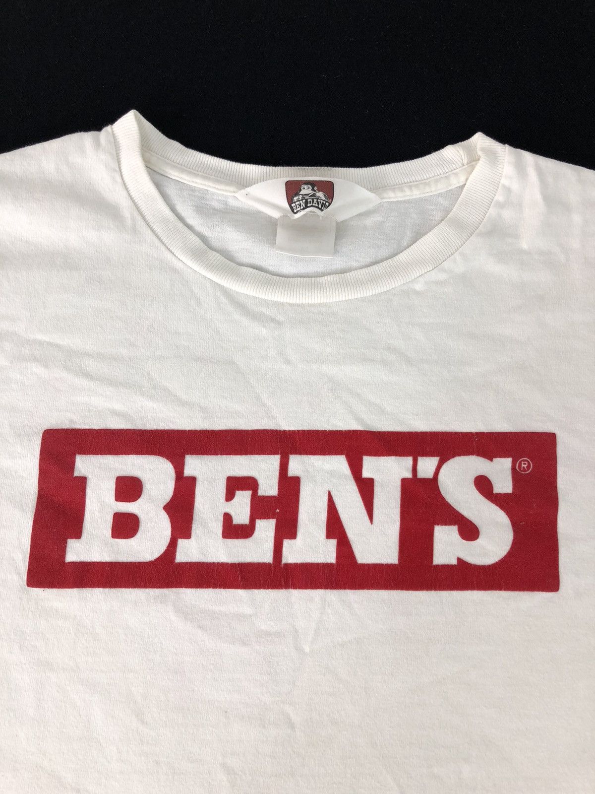 Ben Davis × Vintage Vintage 90s Ben’s Ben Davis Screen Box Big Printed T-shirt Size US M / EU 48-50 / 2 - 3 Thumbnail
