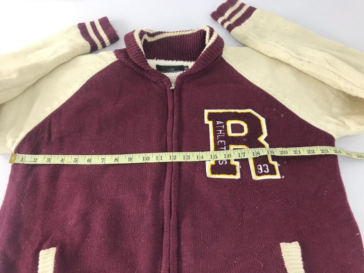 Japanese Brand × Vintage Thruston R Athletic Wool Bomber Varsity Jacket Sherpa Inner Size US XL / EU 56 / 4 - 9 Thumbnail