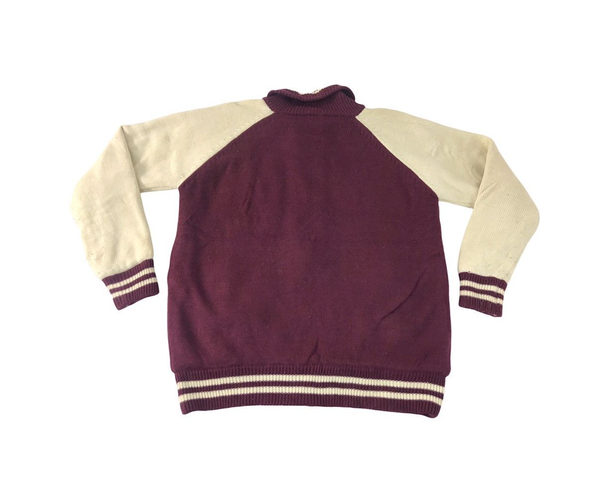 Japanese Brand × Vintage Thruston R Athletic Wool Bomber Varsity Jacket Sherpa Inner Size US XL / EU 56 / 4 - 2 Thumbnail