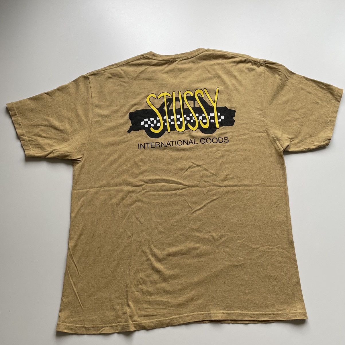 Stussy × Vintage Vintage Stussy International Goods Taxi Graphic T Shirt XL Size US XL / EU 56 / 4 - 1 Thumbnail