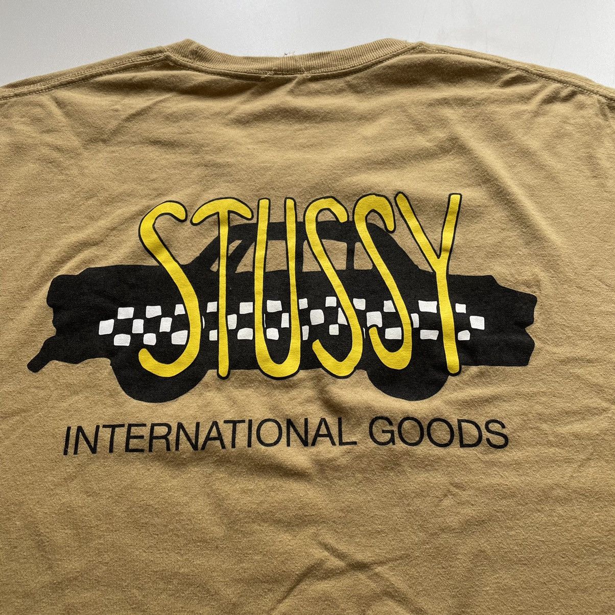 Stussy × Vintage Vintage Stussy International Goods Taxi Graphic T Shirt XL Size US XL / EU 56 / 4 - 2 Thumbnail