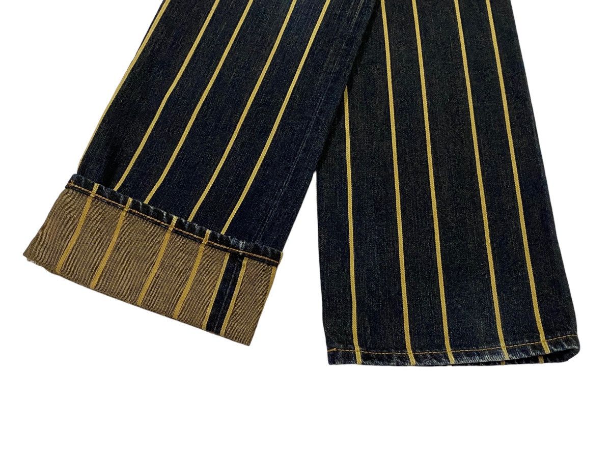 Edwin × Japanese Brand Vintage Edwin 505 Over Stripes Selvedgle Denim Pants Size US 29 - 24 Thumbnail