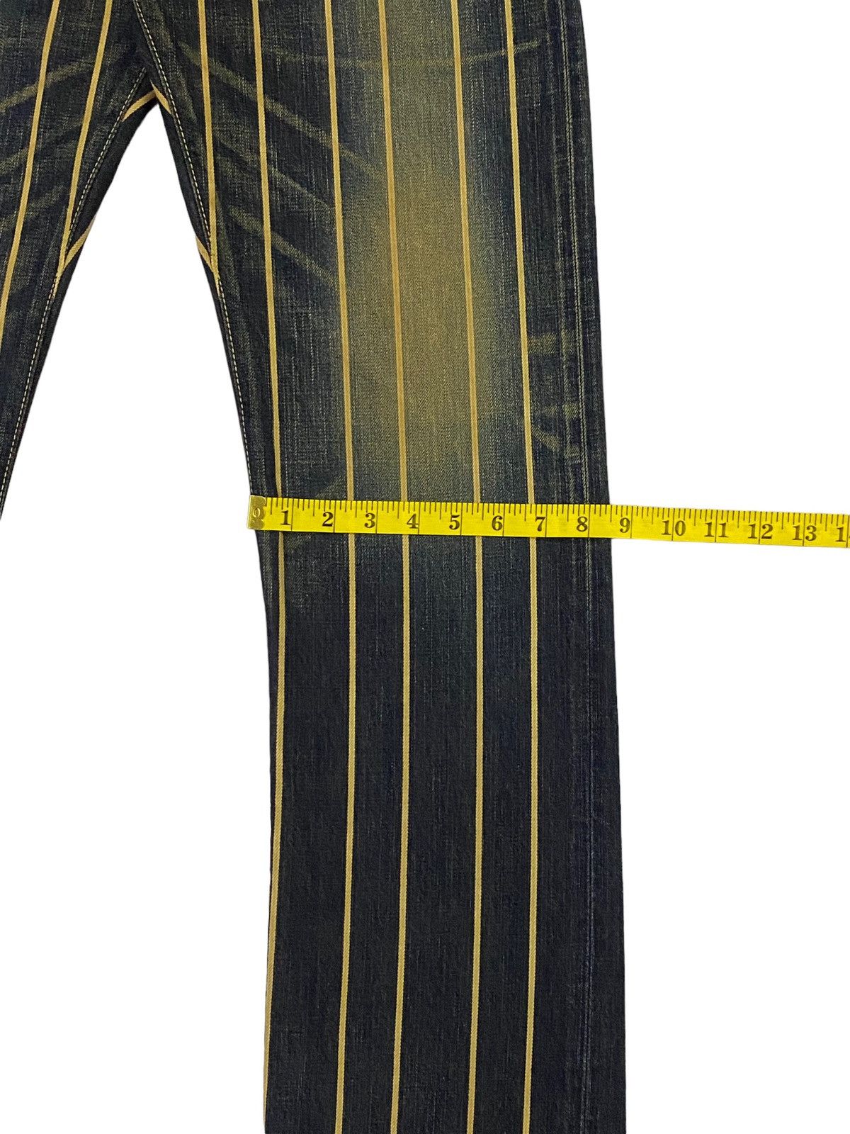 Edwin × Japanese Brand Vintage Edwin 505 Over Stripes Selvedgle Denim Pants Size US 29 - 9 Thumbnail