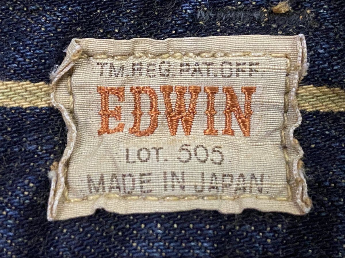 Edwin × Japanese Brand Vintage Edwin 505 Over Stripes Selvedgle Denim Pants Size US 29 - 11 Thumbnail