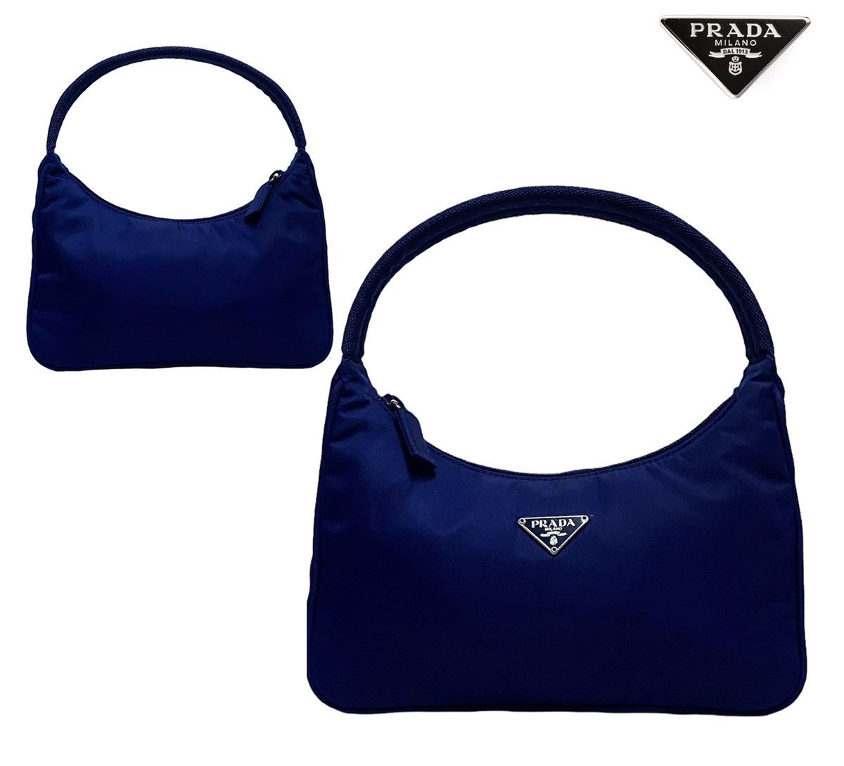 Prada Prada Tessuto Nylon Hobo Shoulder Bag Size ONE SIZE - 1 Thumbnail