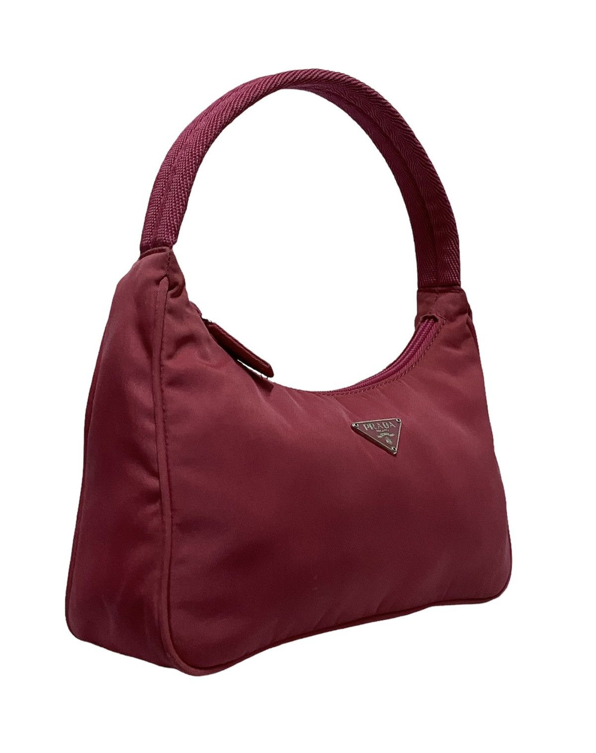 Prada Authentic Prada Tessuto Nylon Mini Hobo Shoulder Bag Size ONE SIZE - 11 Thumbnail