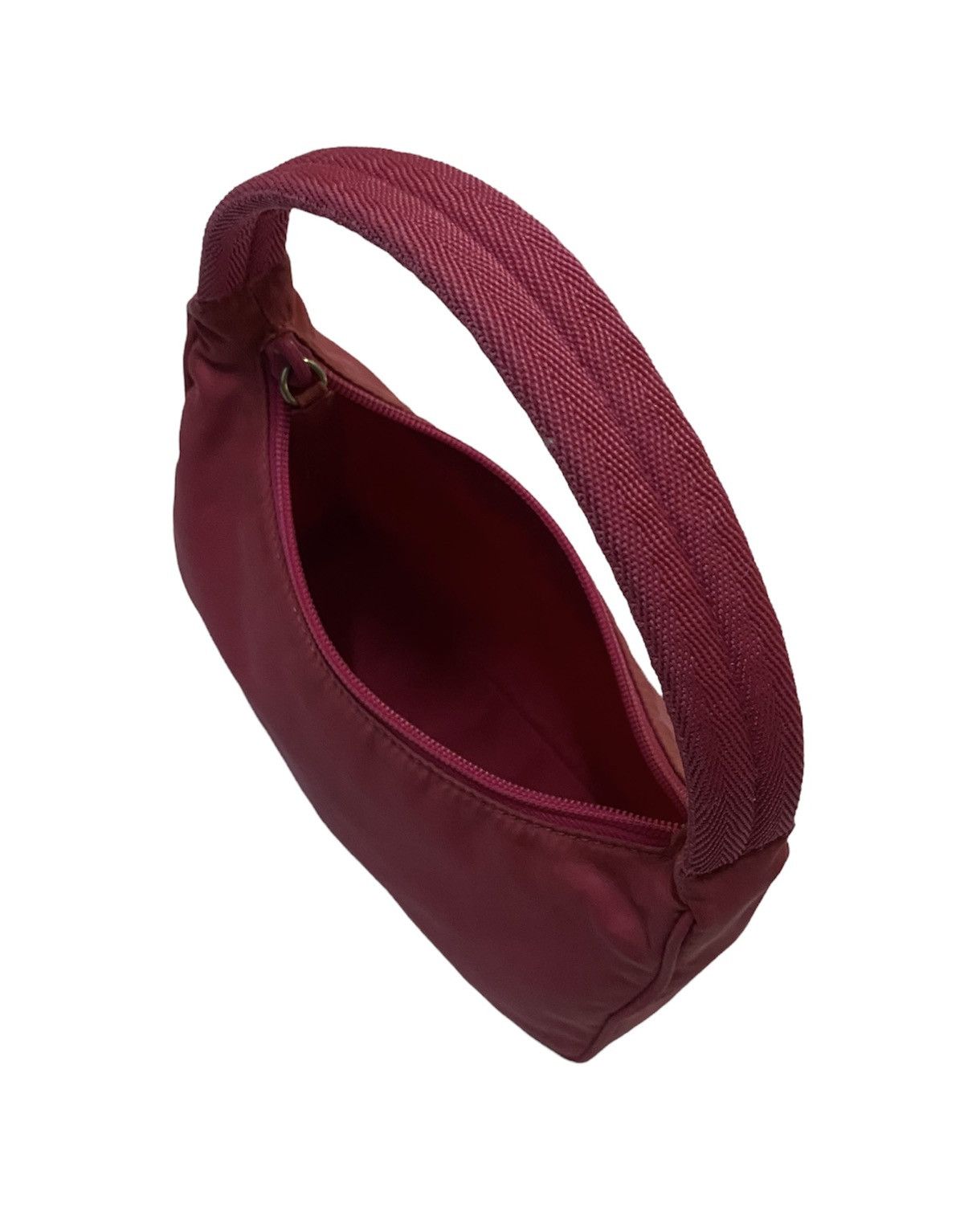 Prada Authentic Prada Tessuto Nylon Mini Hobo Shoulder Bag Size ONE SIZE - 18 Thumbnail