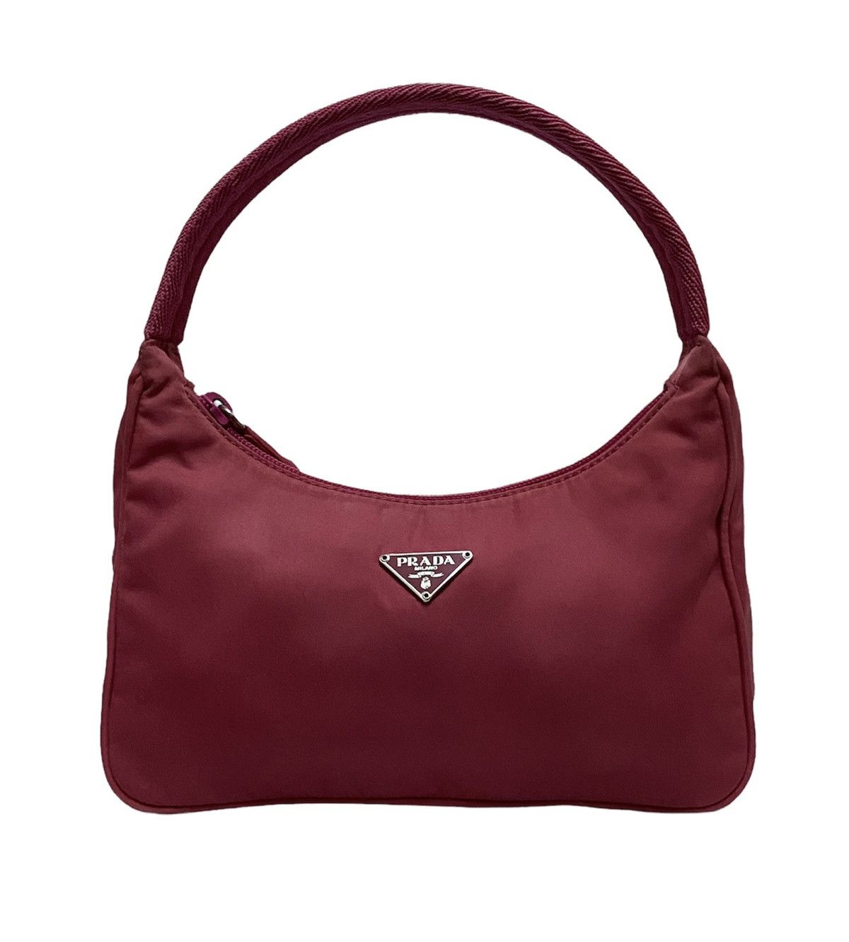 Prada Authentic Prada Tessuto Nylon Mini Hobo Shoulder Bag Size ONE SIZE - 2 Thumbnail