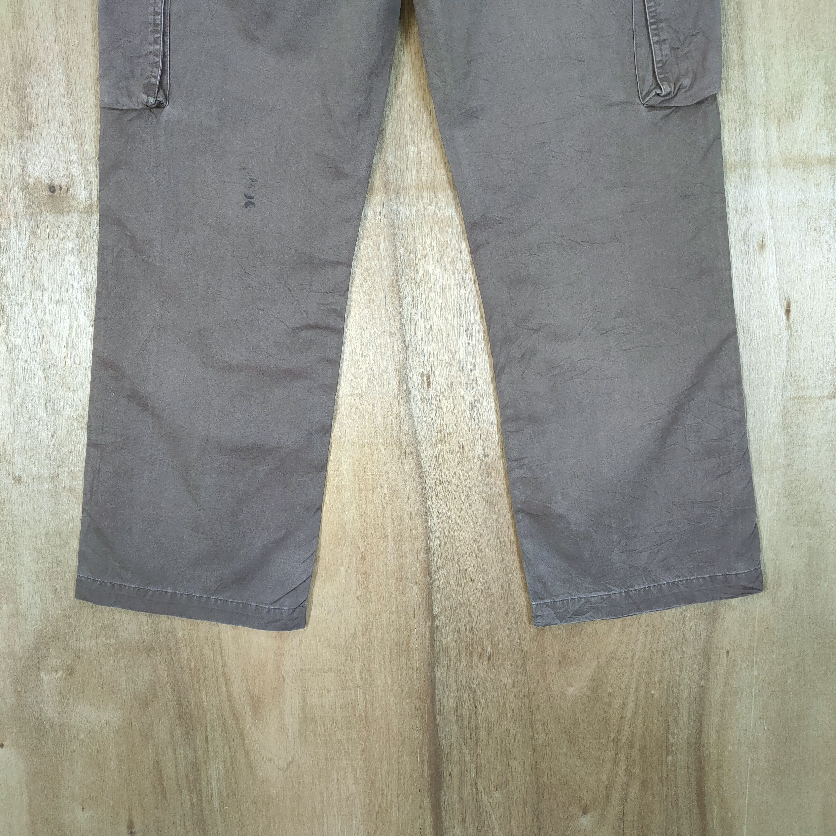 Gap × Vintage VINTAGE GAP BROWN CARGO PANTS Size US 35 - 10 Thumbnail