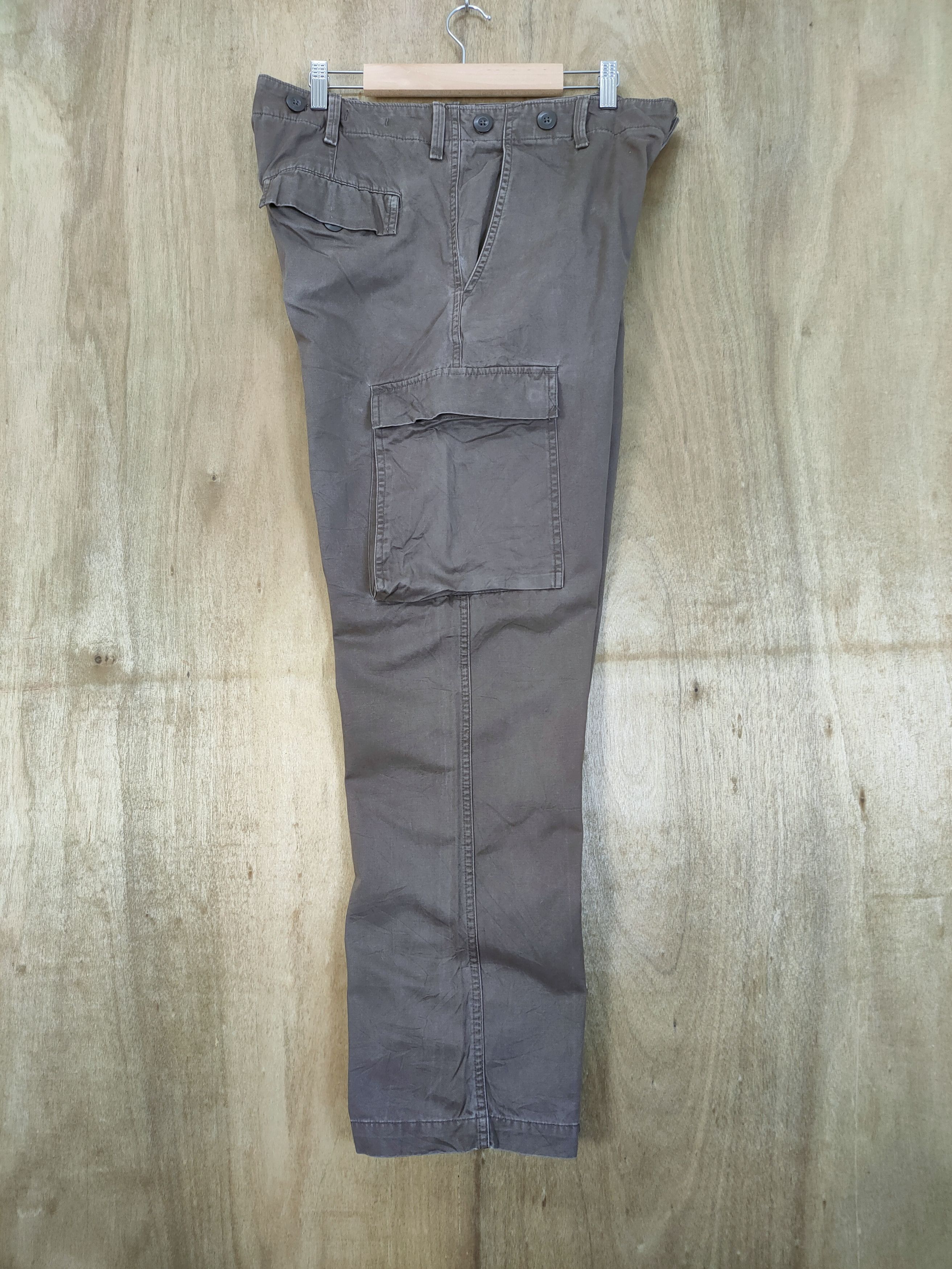 Gap × Vintage VINTAGE GAP BROWN CARGO PANTS Size US 35 - 8 Thumbnail