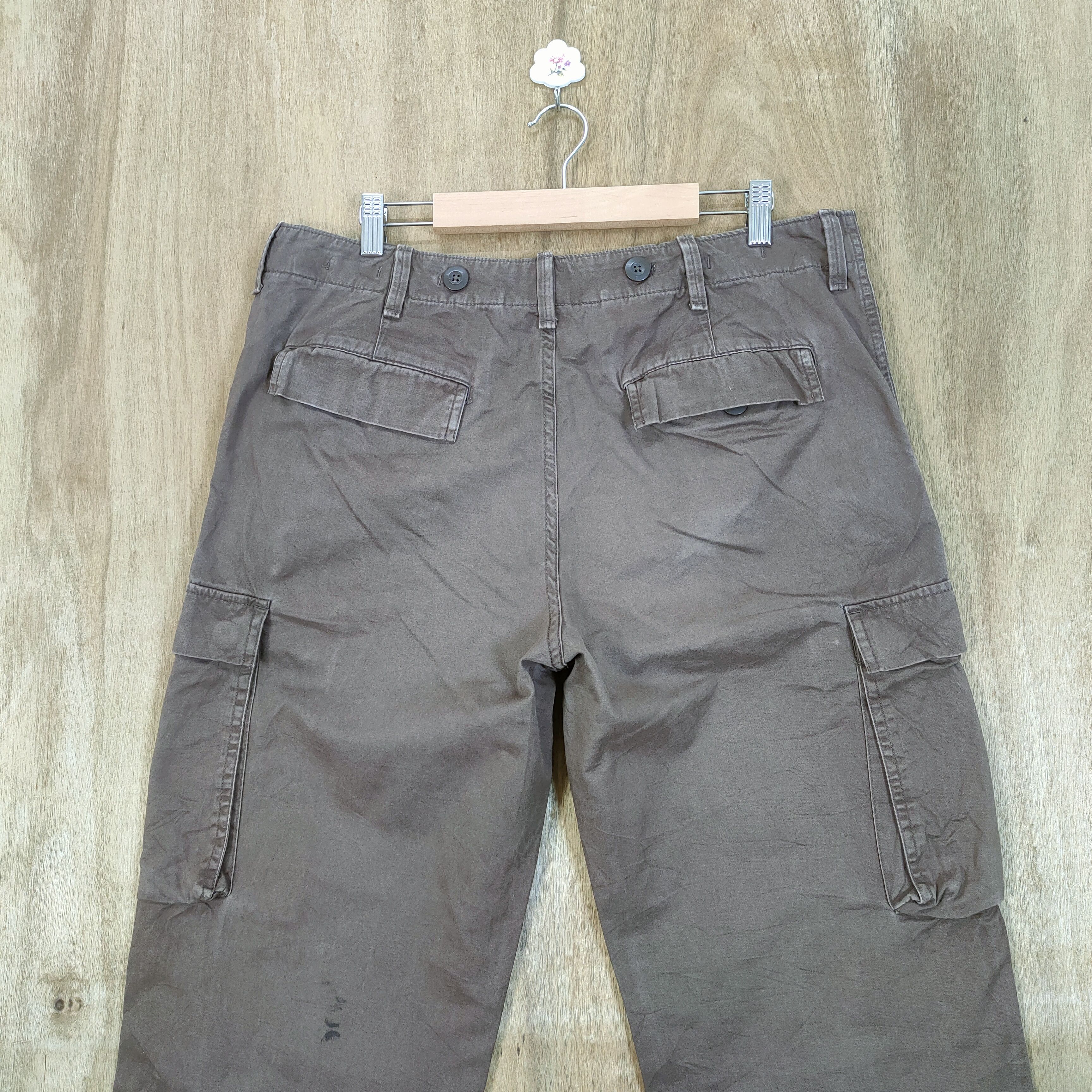 Gap × Vintage VINTAGE GAP BROWN CARGO PANTS Size US 35 - 9 Thumbnail
