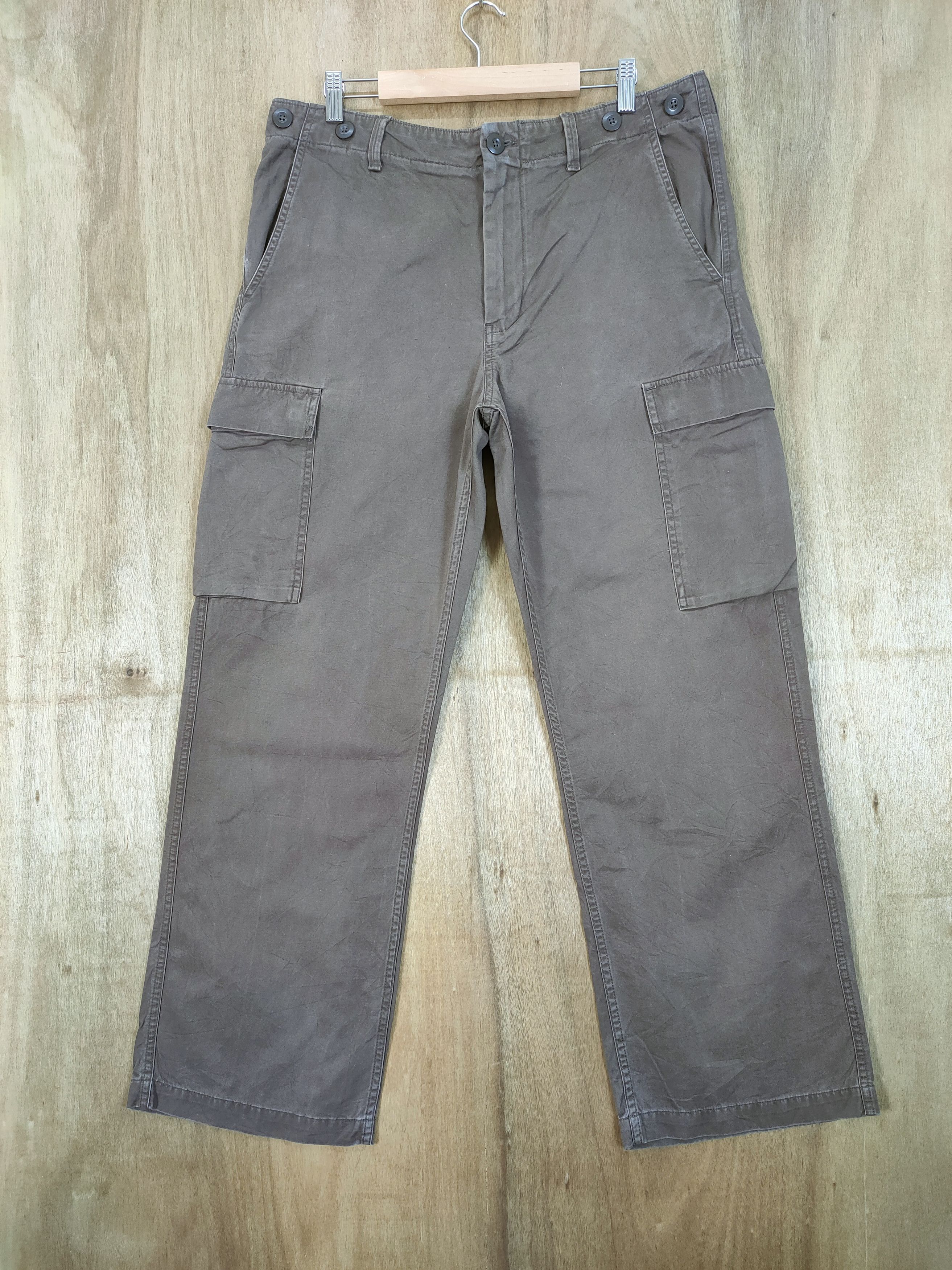 image of Gap Brown Cargo Pants, Men's (Size 35)