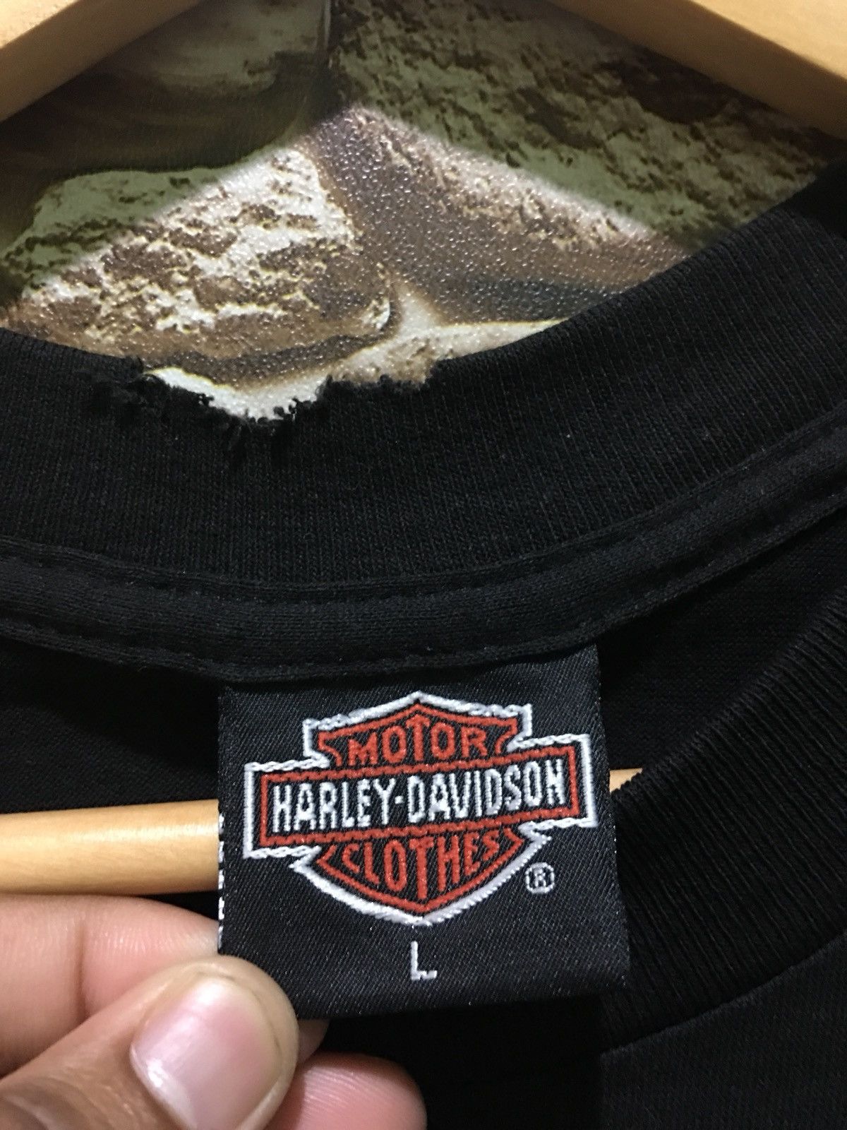 Harley Davidson × Vintage Vintage Harley Davidson tee Size US L / EU 52-54 / 3 - 3 Thumbnail