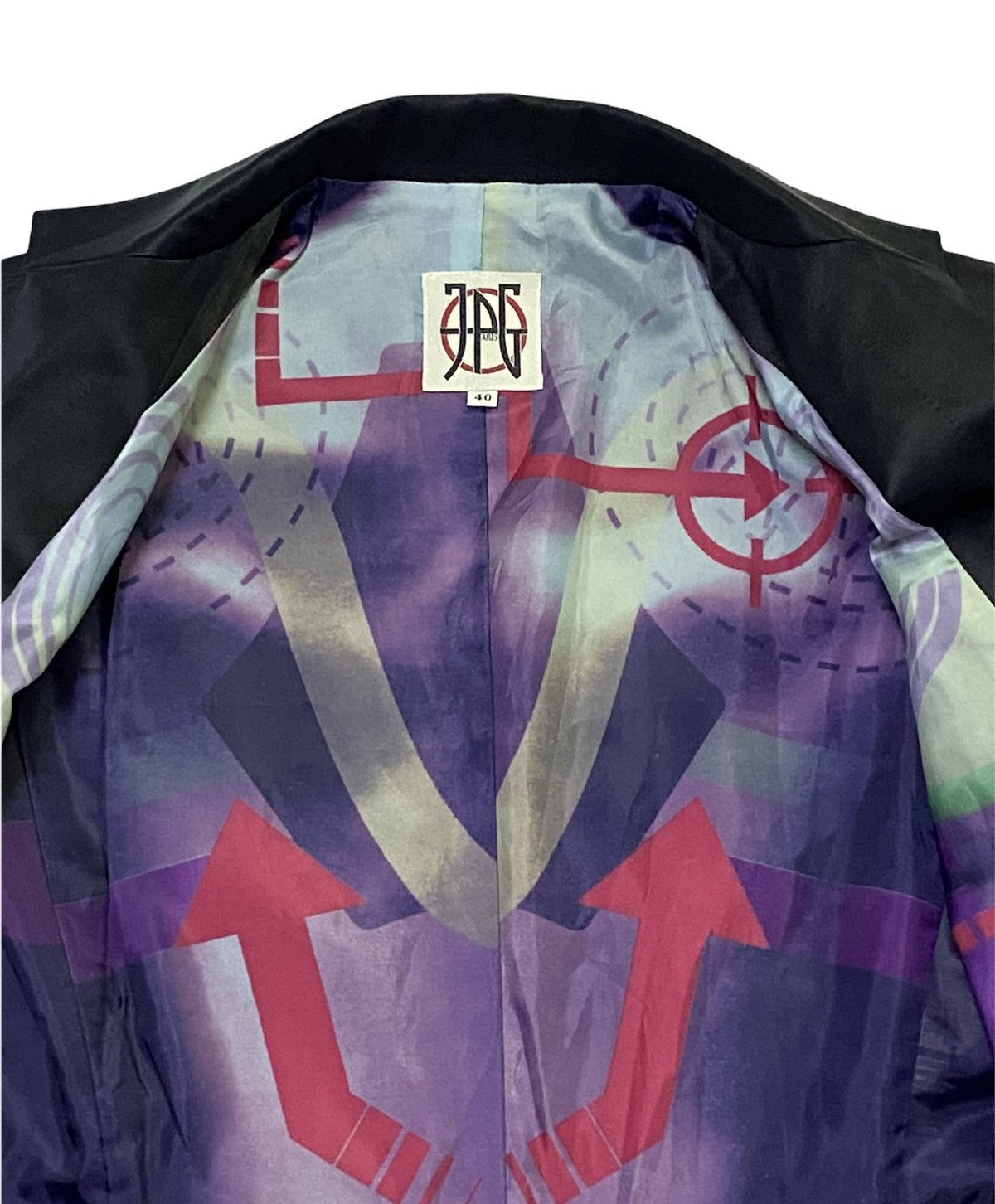 Jean Paul Gaultier Jean Paul Gaultier Lining Printer Jacket (WOMAN) Size 40L - 16 Thumbnail