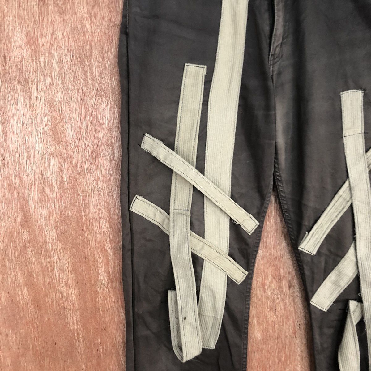 SHIPS Ships japan reworked custom Brown Straight Pants #c922 Size US 31 - 6 Thumbnail
