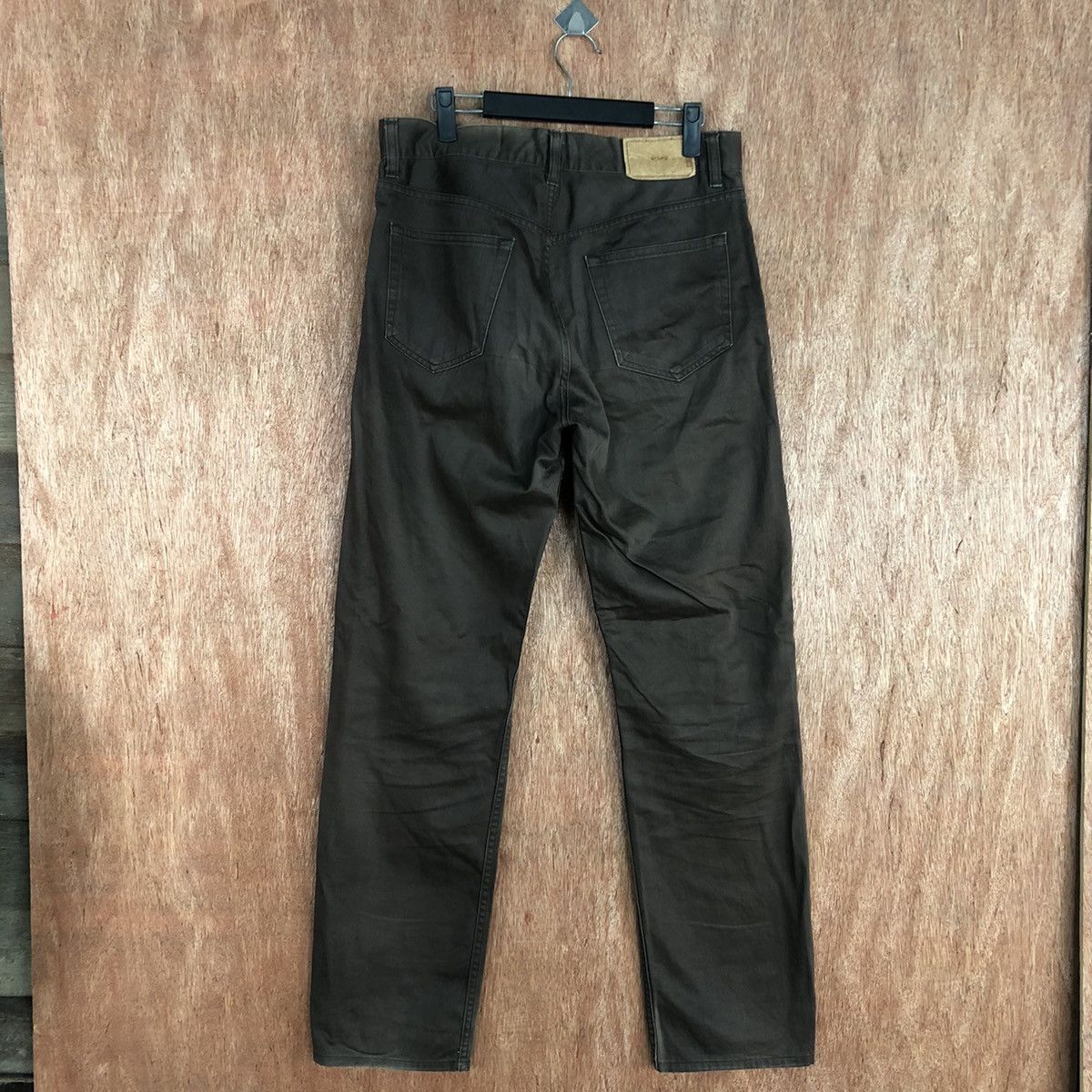 SHIPS Ships japan reworked custom Brown Straight Pants #c922 Size US 31 - 9 Thumbnail