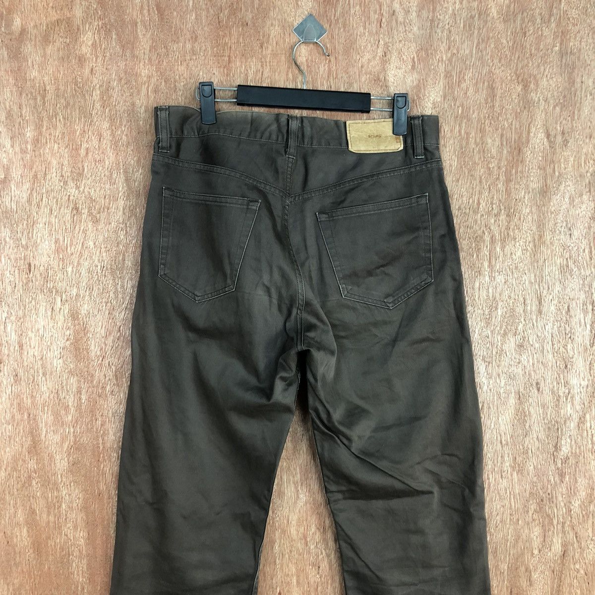 SHIPS Ships japan reworked custom Brown Straight Pants #c922 Size US 31 - 10 Thumbnail