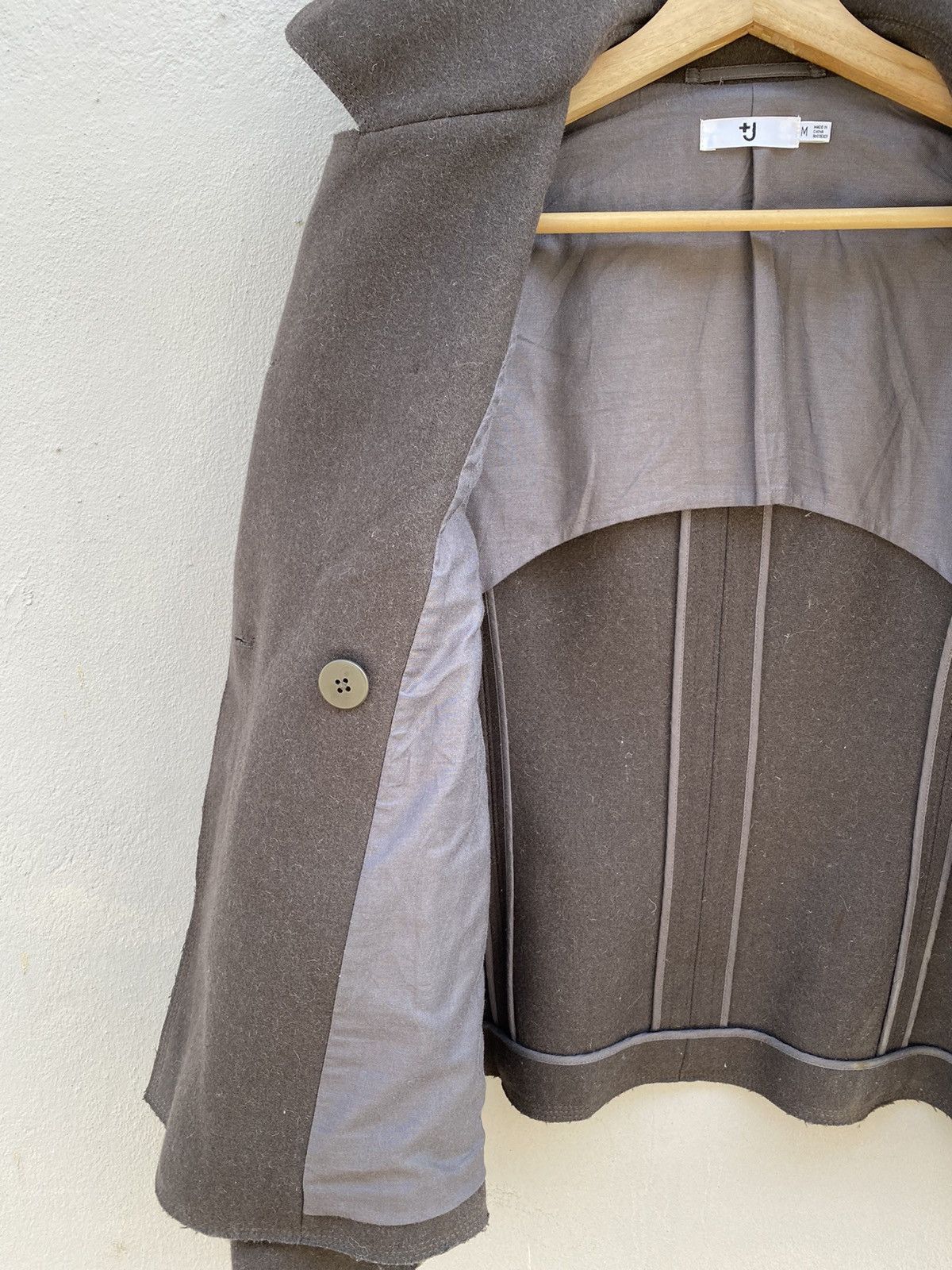 Jil Sander ⚡️Jil Sander x Uniqlo Double Breasted WOOL Coat Size US M / EU 48-50 / 2 - 15 Thumbnail