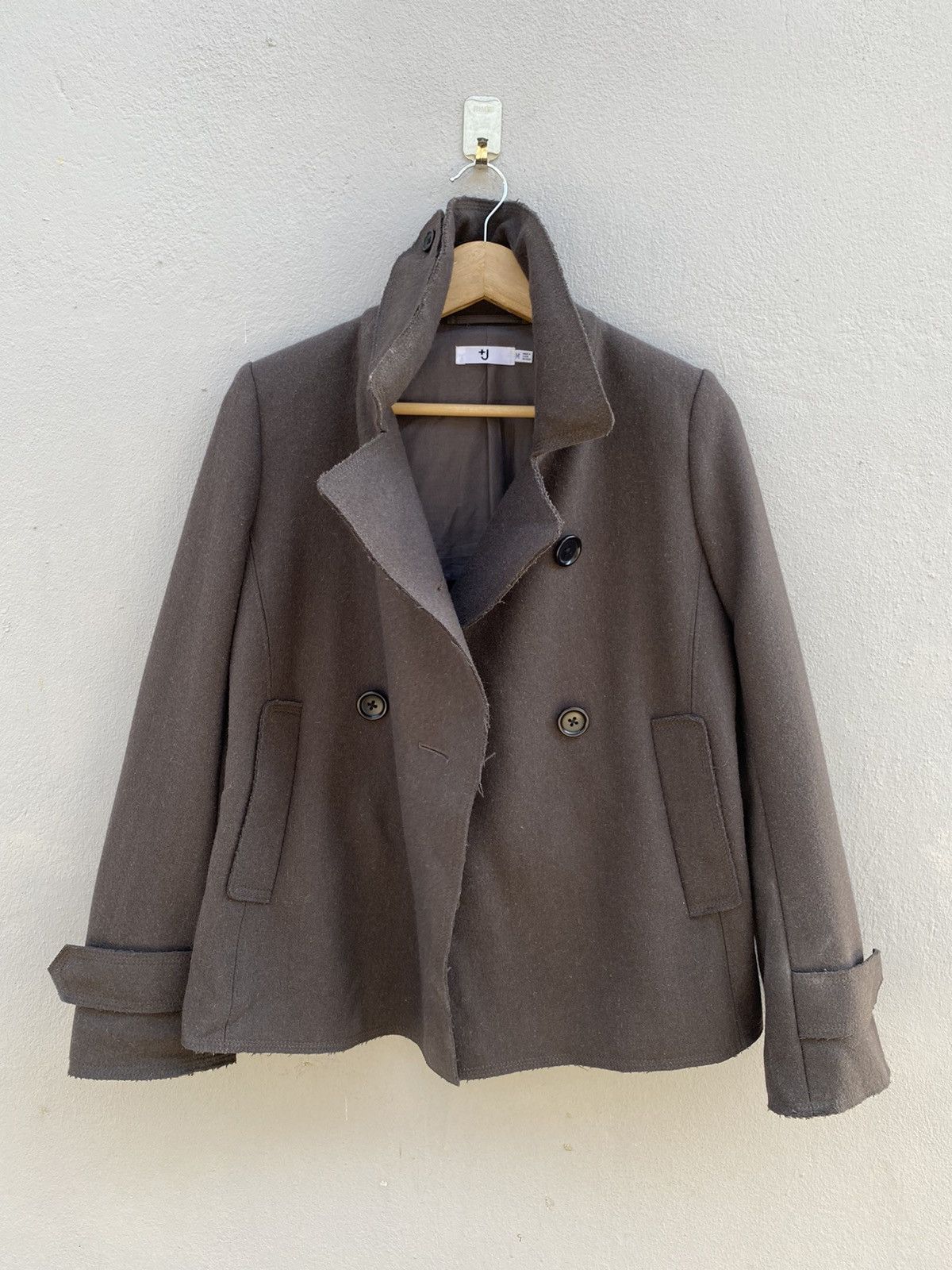Jil Sander ⚡️Jil Sander x Uniqlo Double Breasted WOOL Coat Size US M / EU 48-50 / 2 - 2 Thumbnail