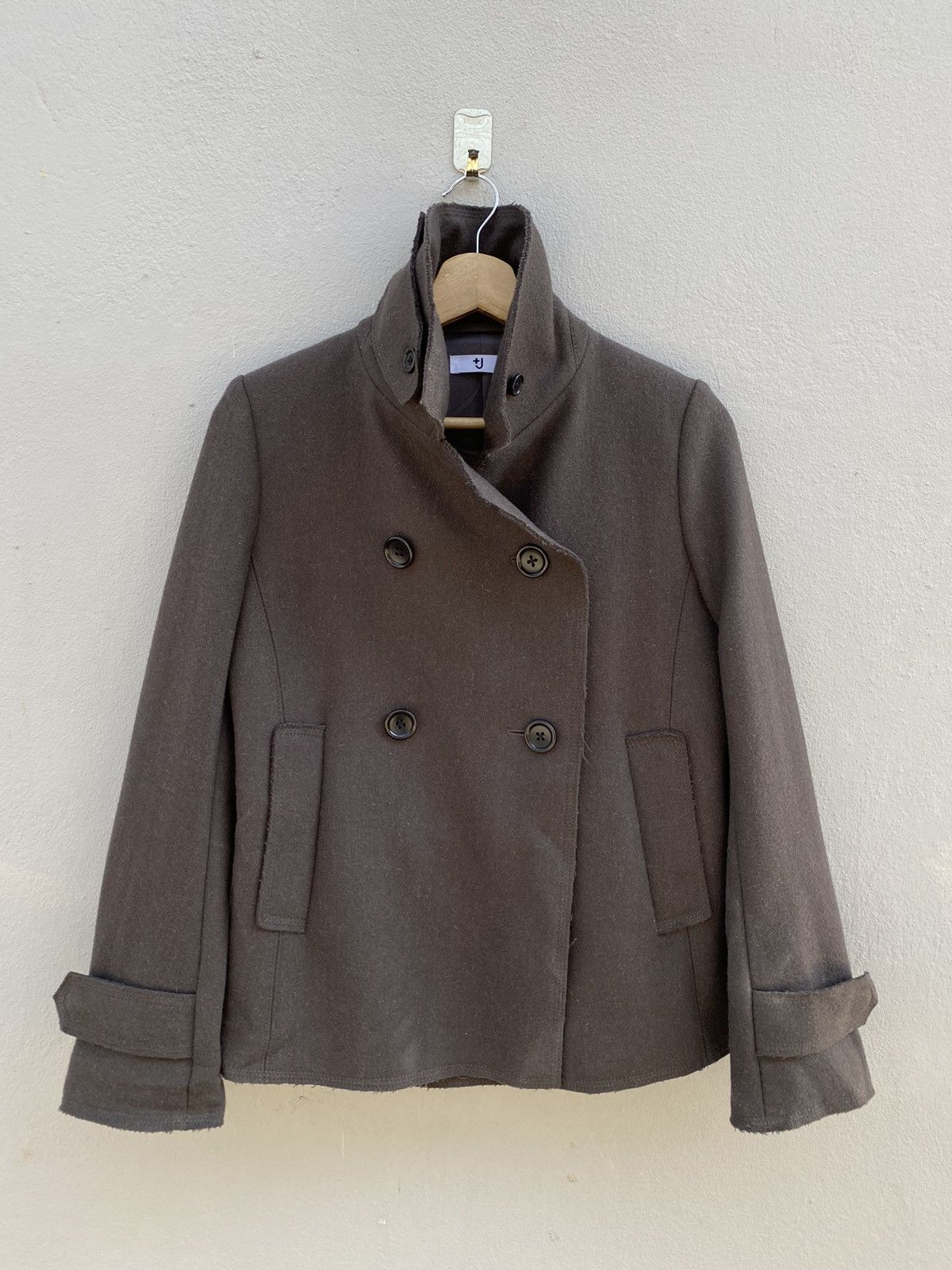 Jil Sander ⚡️Jil Sander x Uniqlo Double Breasted WOOL Coat Size US M / EU 48-50 / 2 - 1 Thumbnail
