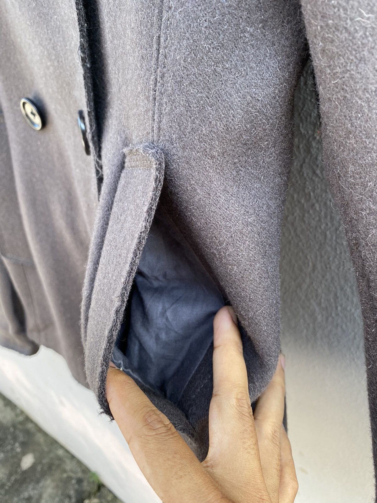 Jil Sander ⚡️Jil Sander x Uniqlo Double Breasted WOOL Coat Size US M / EU 48-50 / 2 - 12 Thumbnail