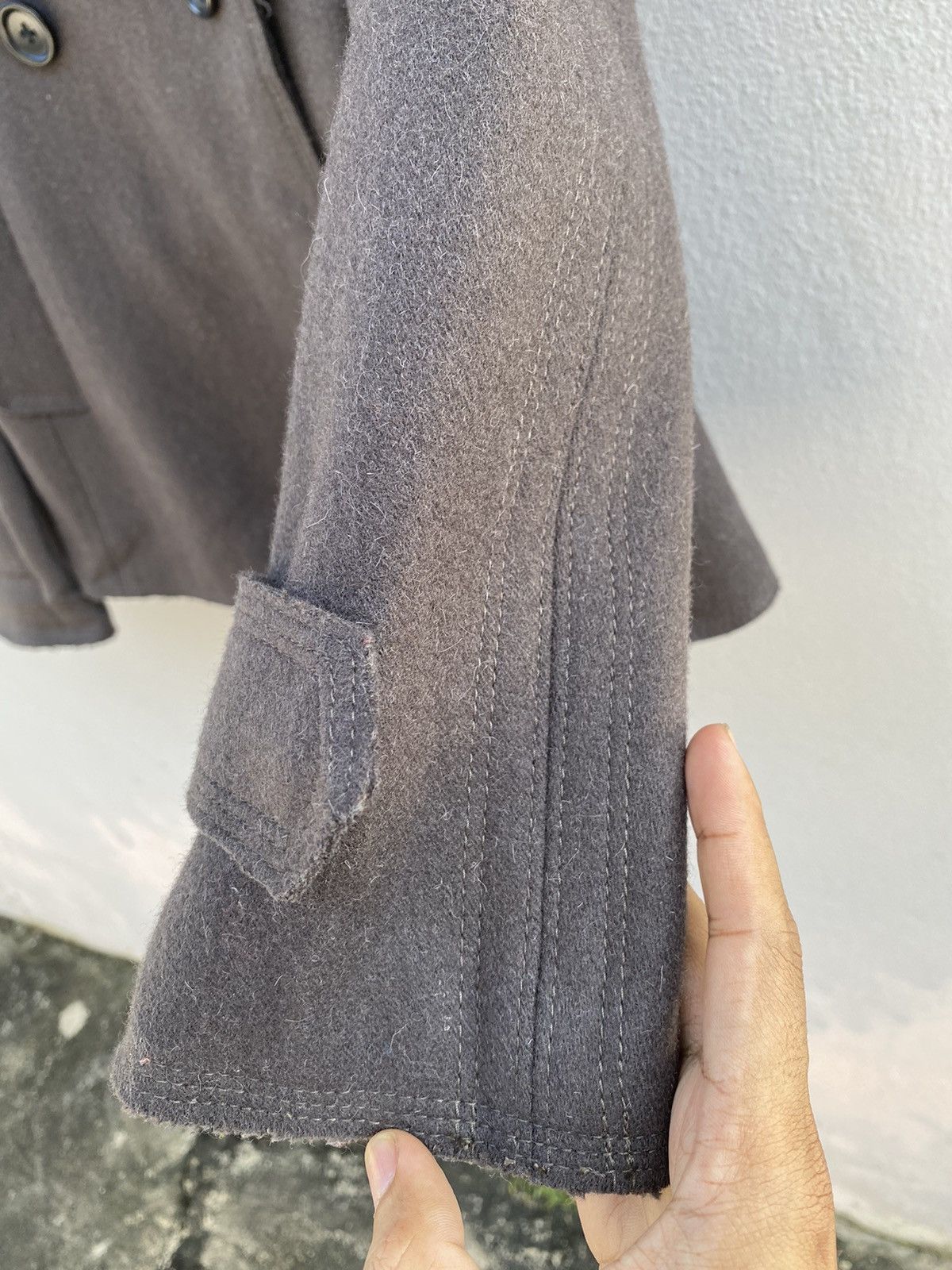 Jil Sander ⚡️Jil Sander x Uniqlo Double Breasted WOOL Coat Size US M / EU 48-50 / 2 - 11 Thumbnail