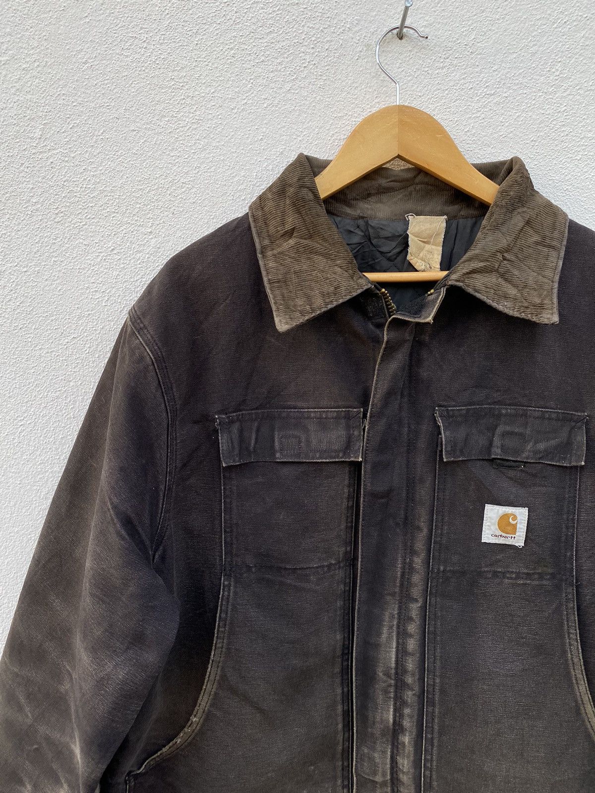 Carhartt Vintage Carhartt Detroit Chore lined blanket Canvas jacket Size US XL / EU 56 / 4 - 3 Thumbnail