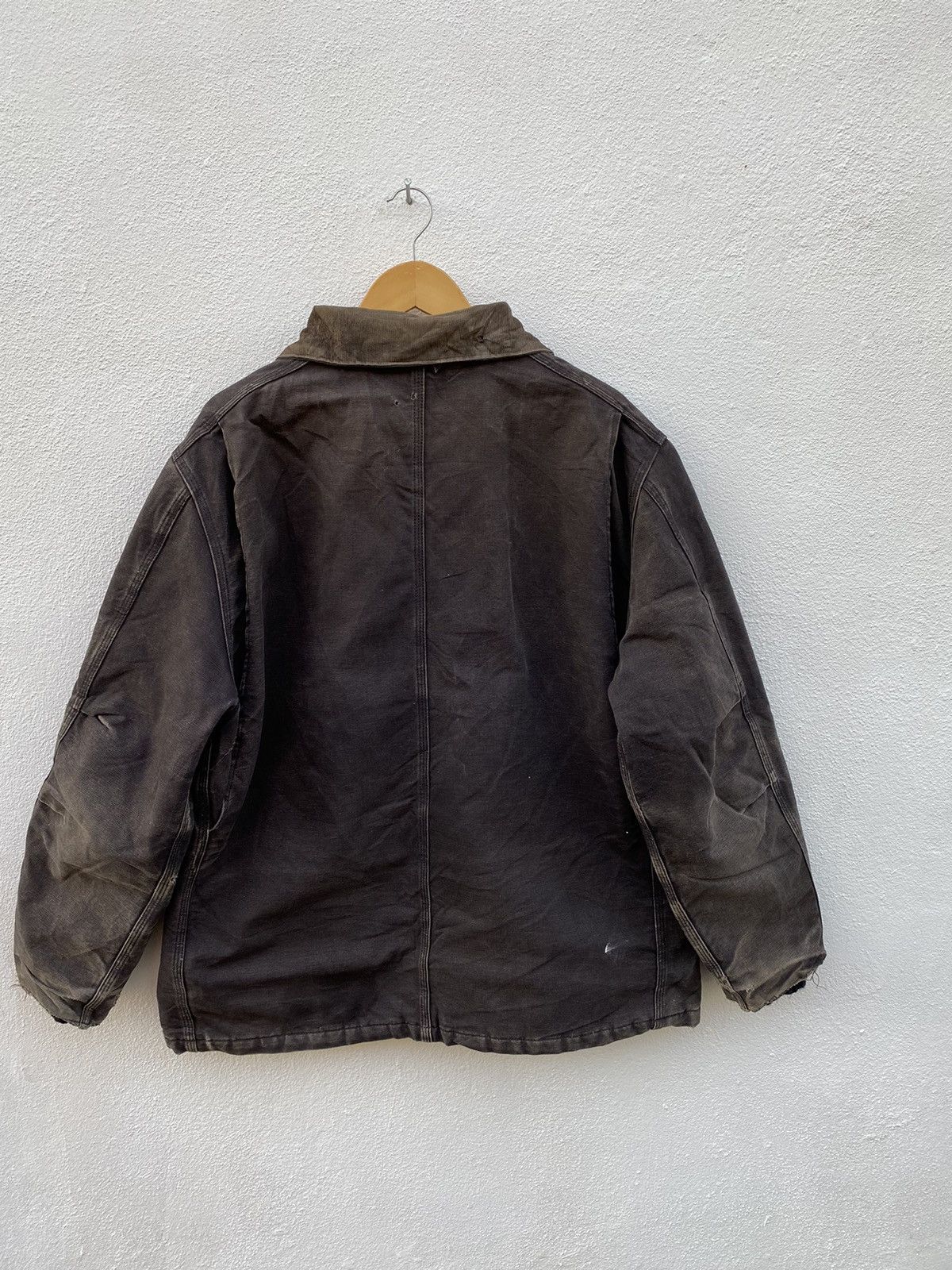 Carhartt Vintage Carhartt Detroit Chore lined blanket Canvas jacket Size US XL / EU 56 / 4 - 2 Thumbnail