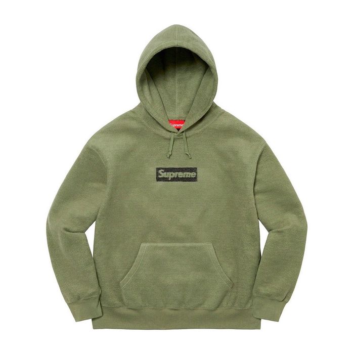 Supreme SUPREME Inside Out Box Logo Hoodie Olive Size XL | Grailed