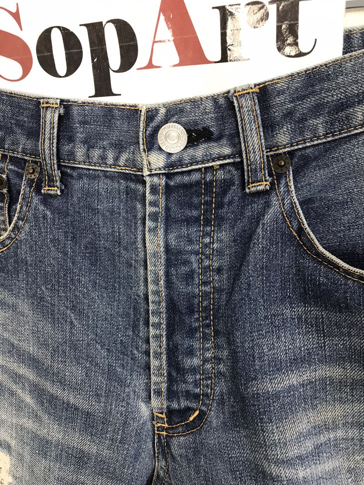 Japanese Brand × Takeo Kikuchi Takeo Kikuchi Distressed Paint Button jeans Design Size US 34 / EU 50 - 8 Thumbnail