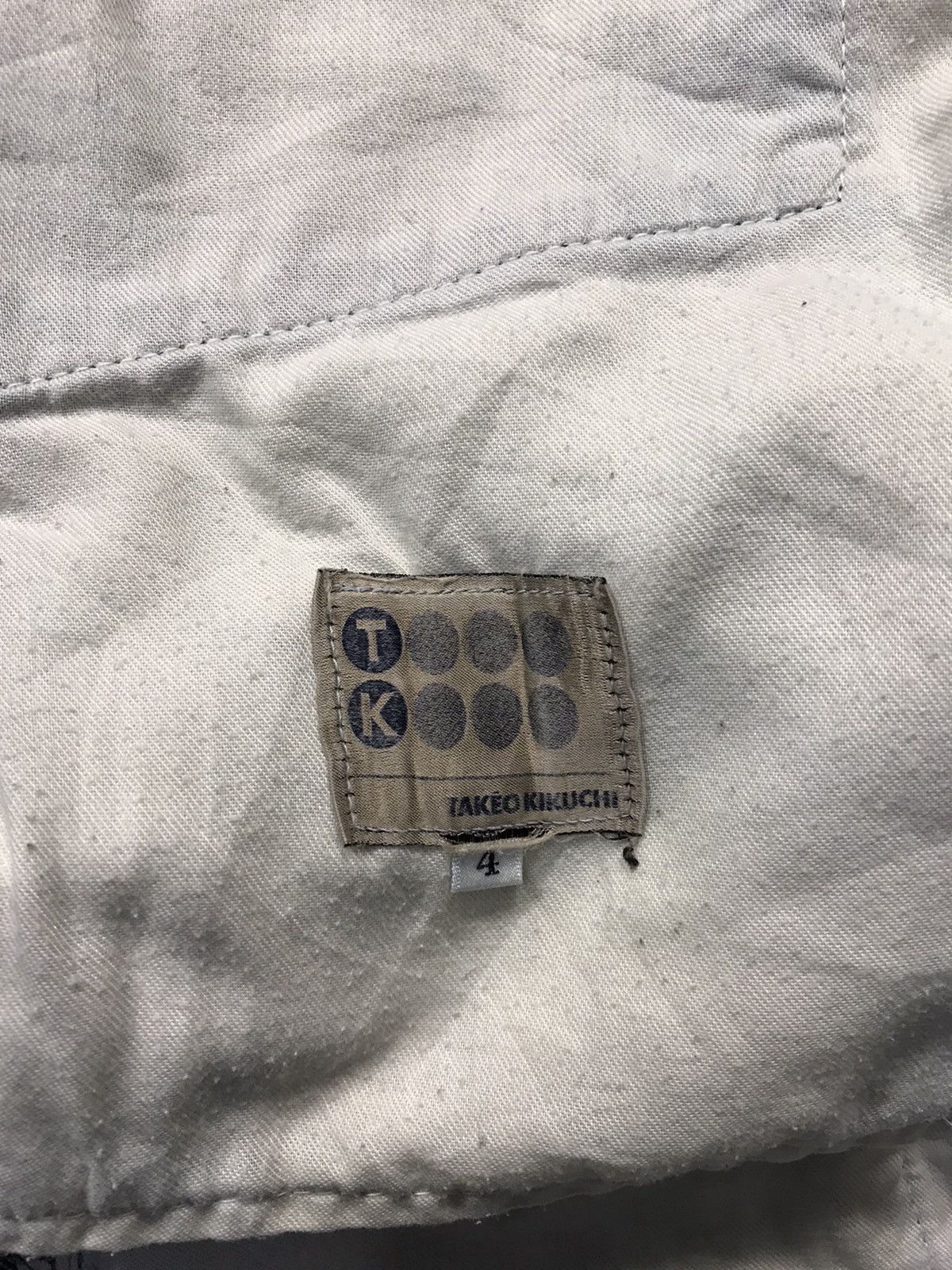 Japanese Brand × Takeo Kikuchi Takeo Kikuchi Distressed Paint Button jeans Design Size US 34 / EU 50 - 16 Thumbnail