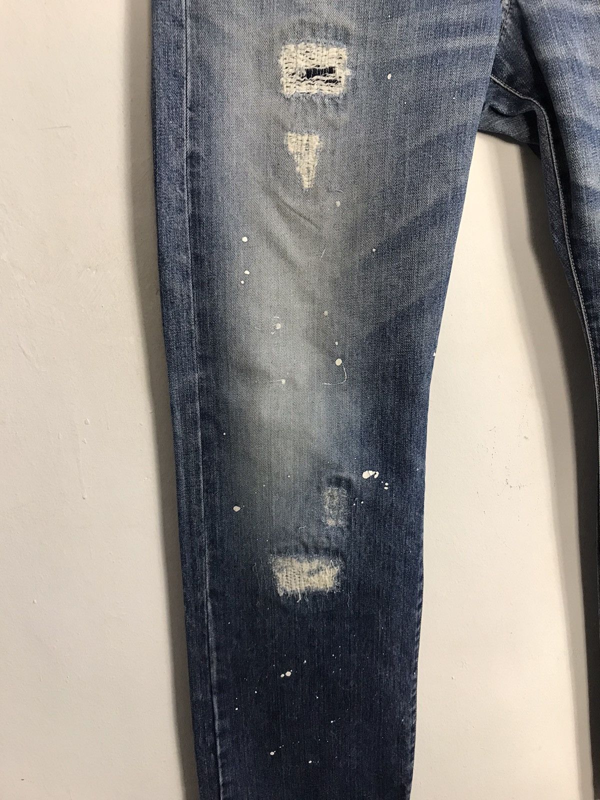 Japanese Brand × Takeo Kikuchi Takeo Kikuchi Distressed Paint Button jeans Design Size US 34 / EU 50 - 6 Thumbnail
