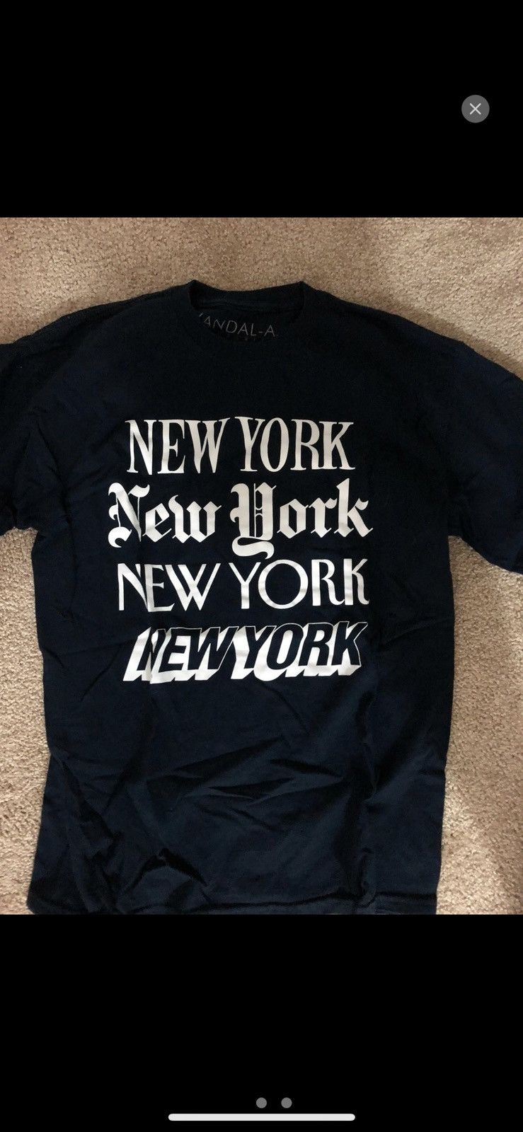 Vandal A New York NYC print logos tshirt LIMITED EDITION SOLD OUT Size US M / EU 48-50 / 2 - 1 Thumbnail