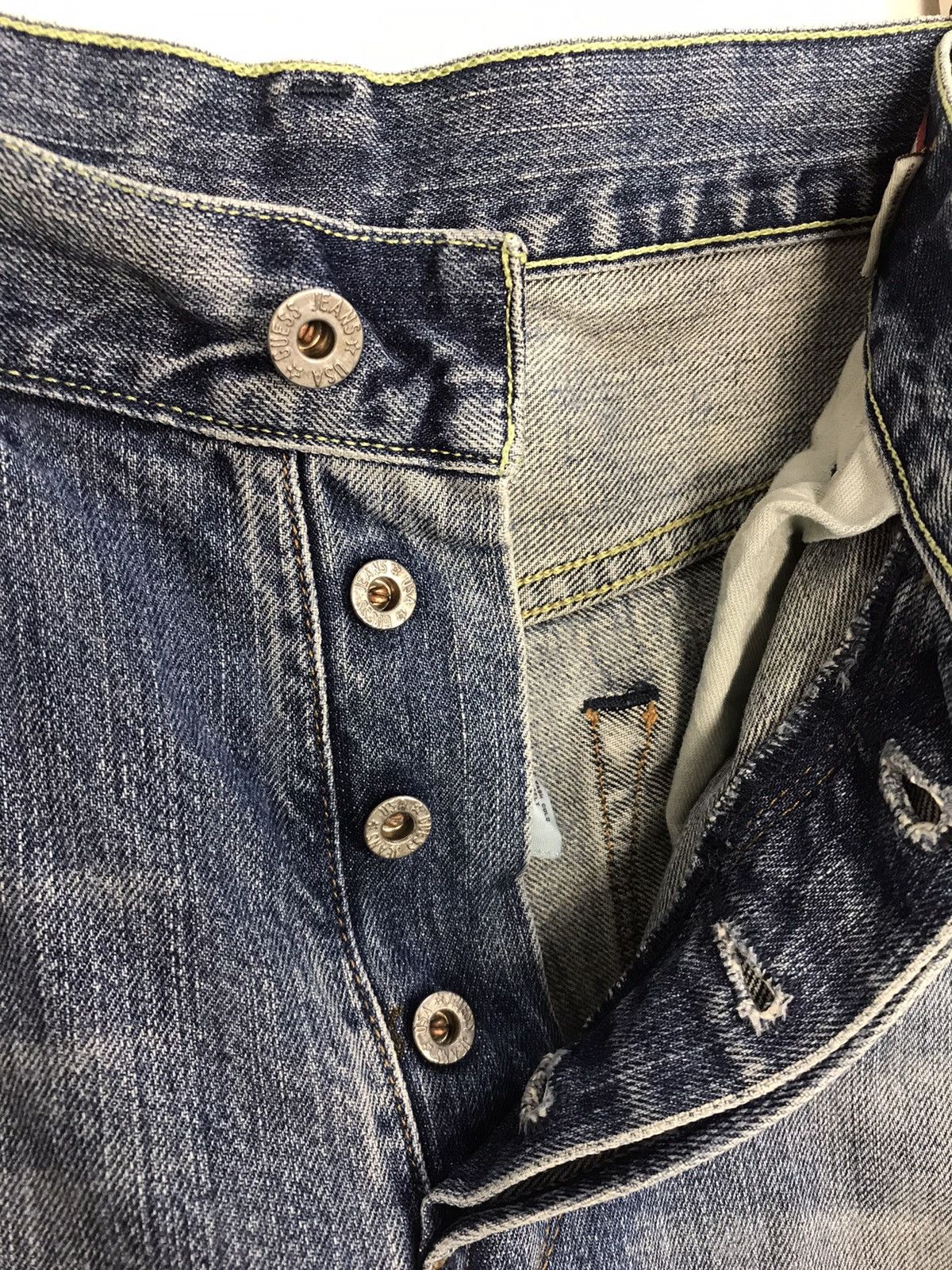Guess × Vintage Guess Jeans Est 1981 Light Wash Style Size US 33 - 9 Thumbnail