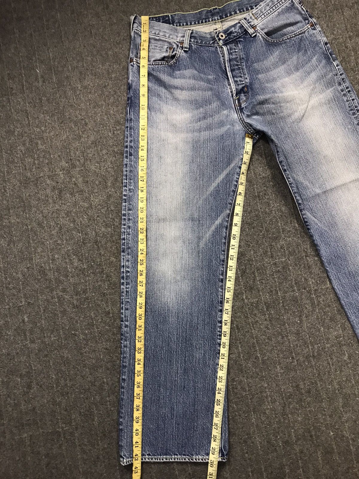 Guess × Vintage Guess Jeans Est 1981 Light Wash Style Size US 33 - 20 Thumbnail