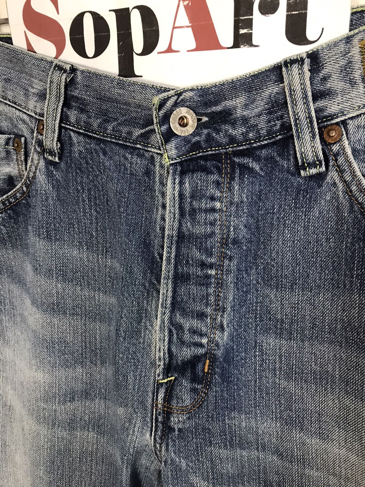 Guess × Vintage Guess Jeans Est 1981 Light Wash Style Size US 33 - 6 Thumbnail