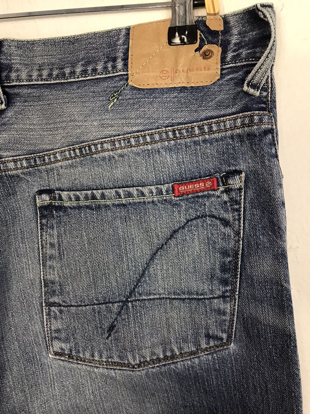 Guess × Vintage Guess Jeans Est 1981 Light Wash Style Size US 33 - 11 Thumbnail