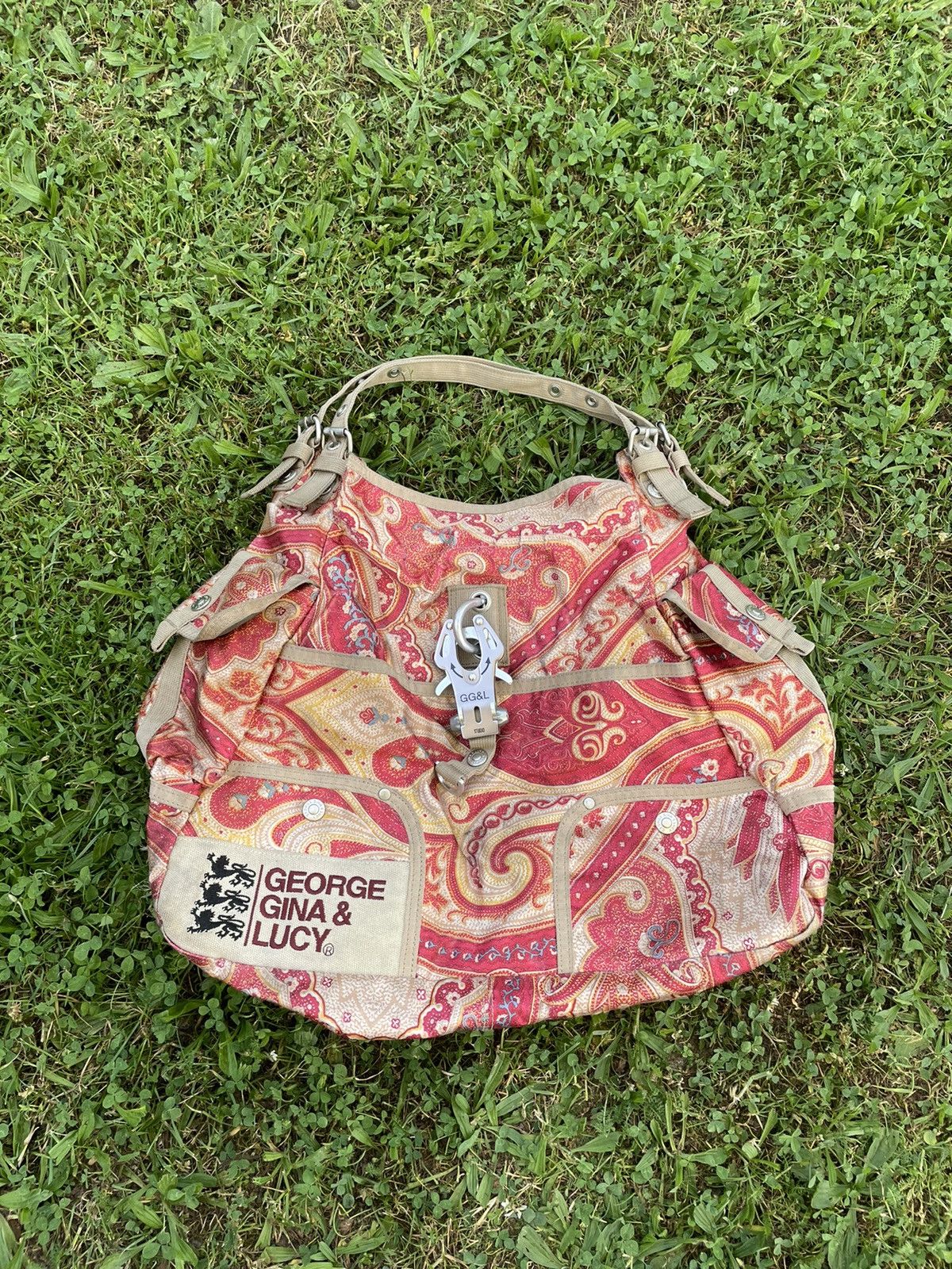 Pre-owned Avant Garde George Gina&lucy Cargo Bag Alyx Style In Multicolor