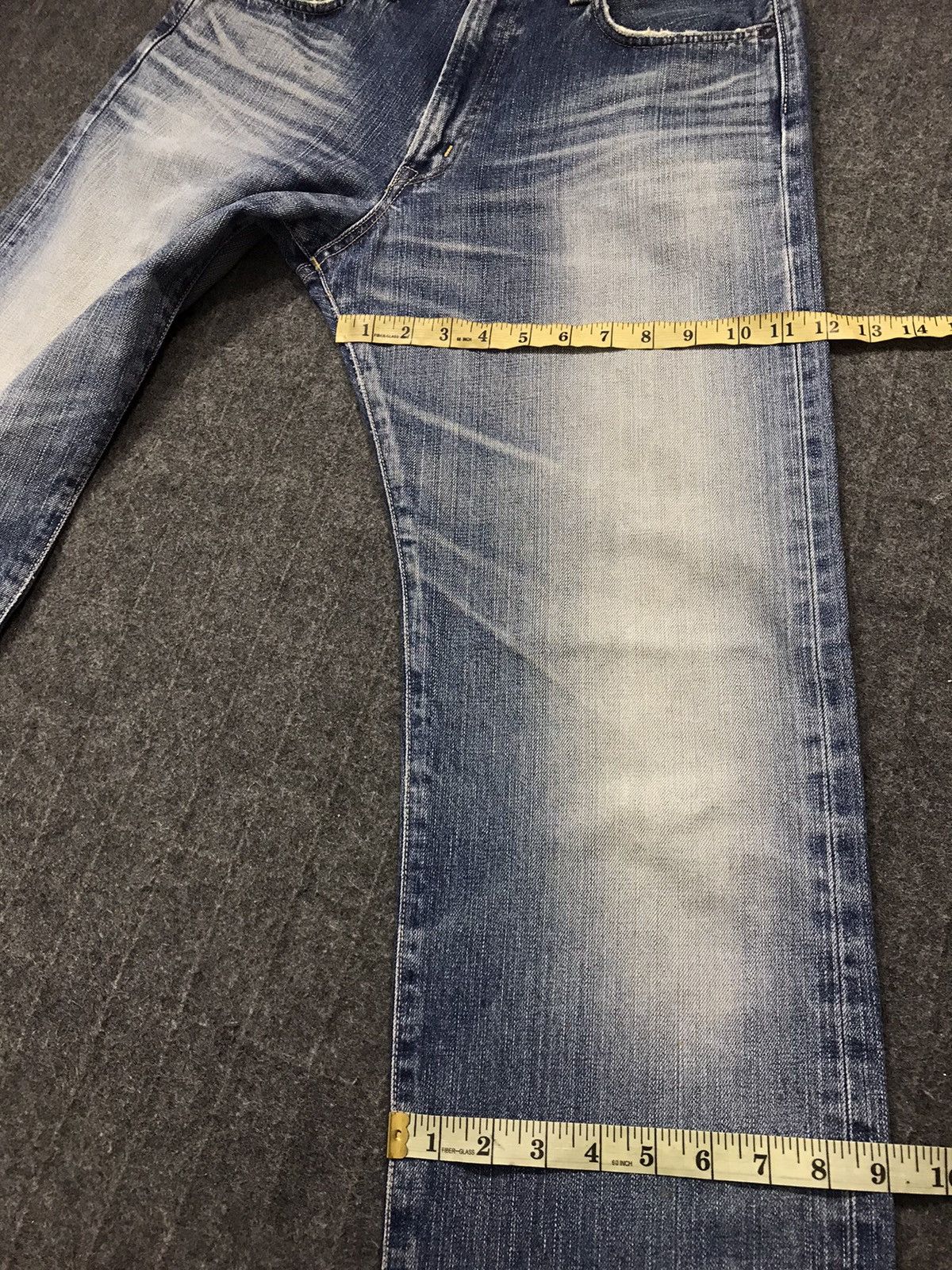 Edwin × Japanese Brand × Vintage Vintage Edwin 505X Selvedge Light Wash Jeans Design Size US 30 / EU 46 - 20 Thumbnail