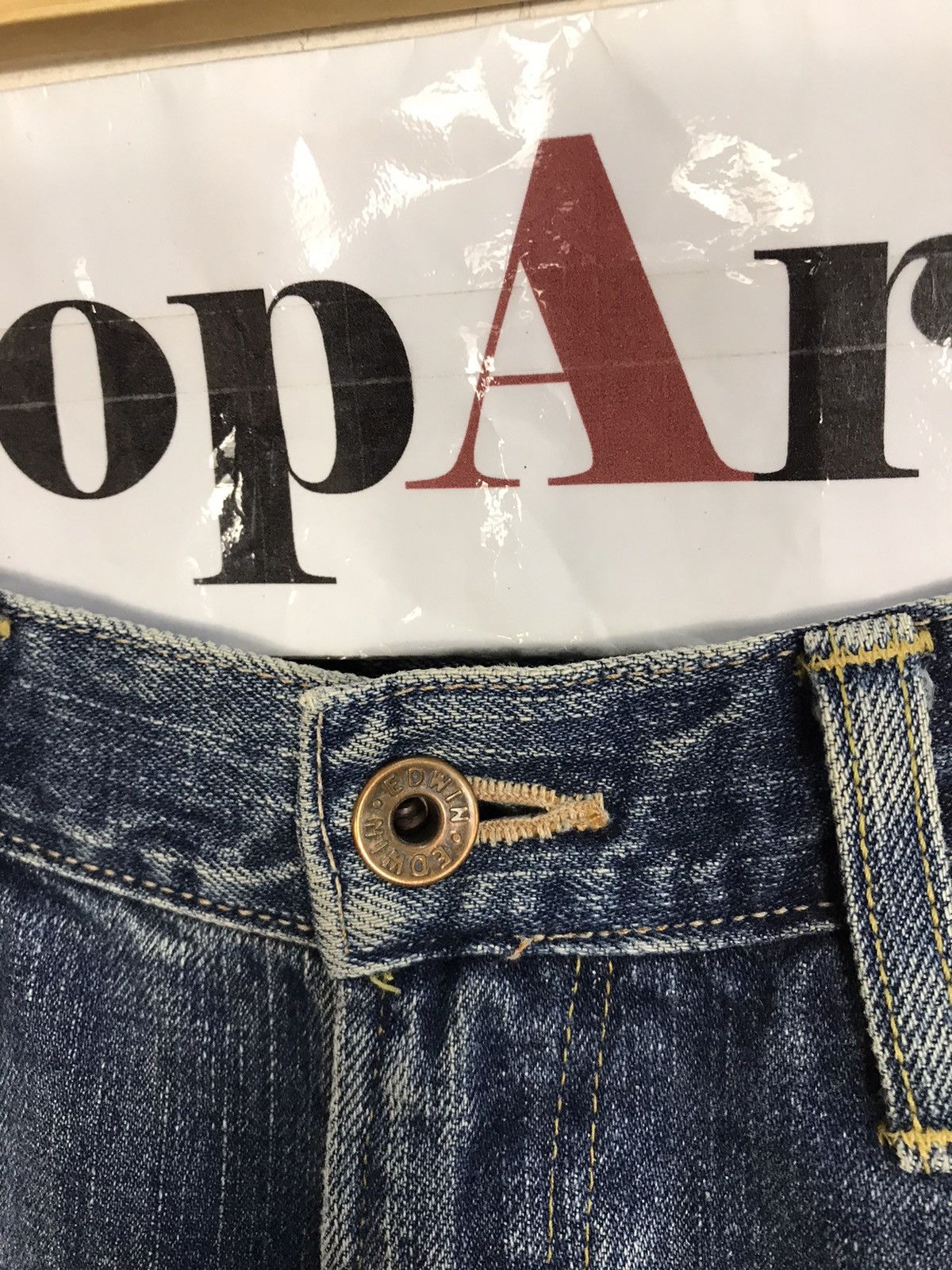Edwin × Japanese Brand × Vintage Vintage Edwin 505X Selvedge Light Wash Jeans Design Size US 30 / EU 46 - 8 Thumbnail