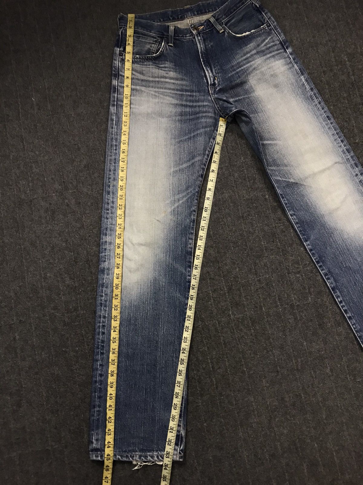Edwin × Japanese Brand × Vintage Vintage Edwin 505X Selvedge Light Wash Jeans Design Size US 30 / EU 46 - 21 Thumbnail