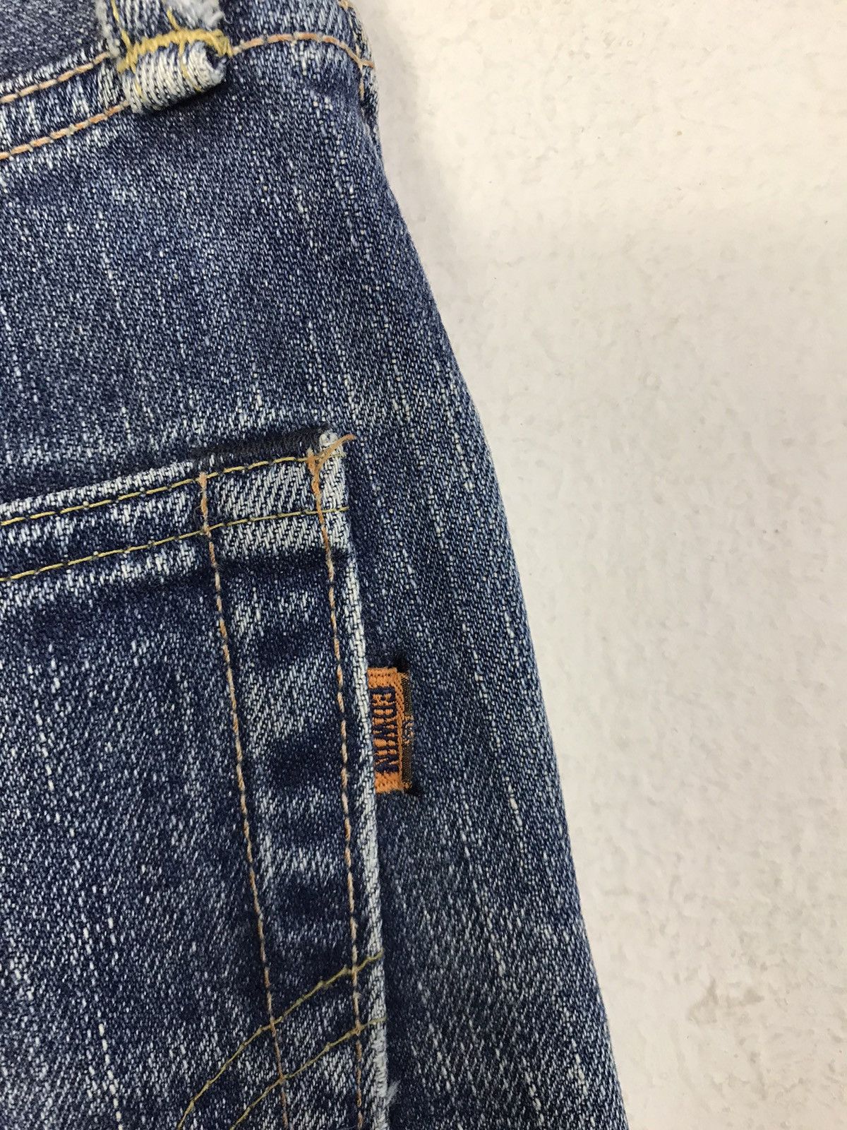 Edwin × Japanese Brand × Vintage Vintage Edwin 505X Selvedge Light Wash Jeans Design Size US 30 / EU 46 - 15 Thumbnail
